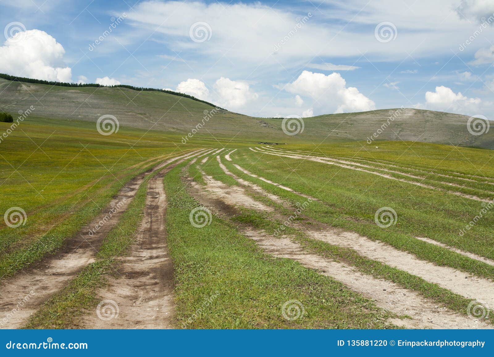 sprawling roads of northern mongolia
