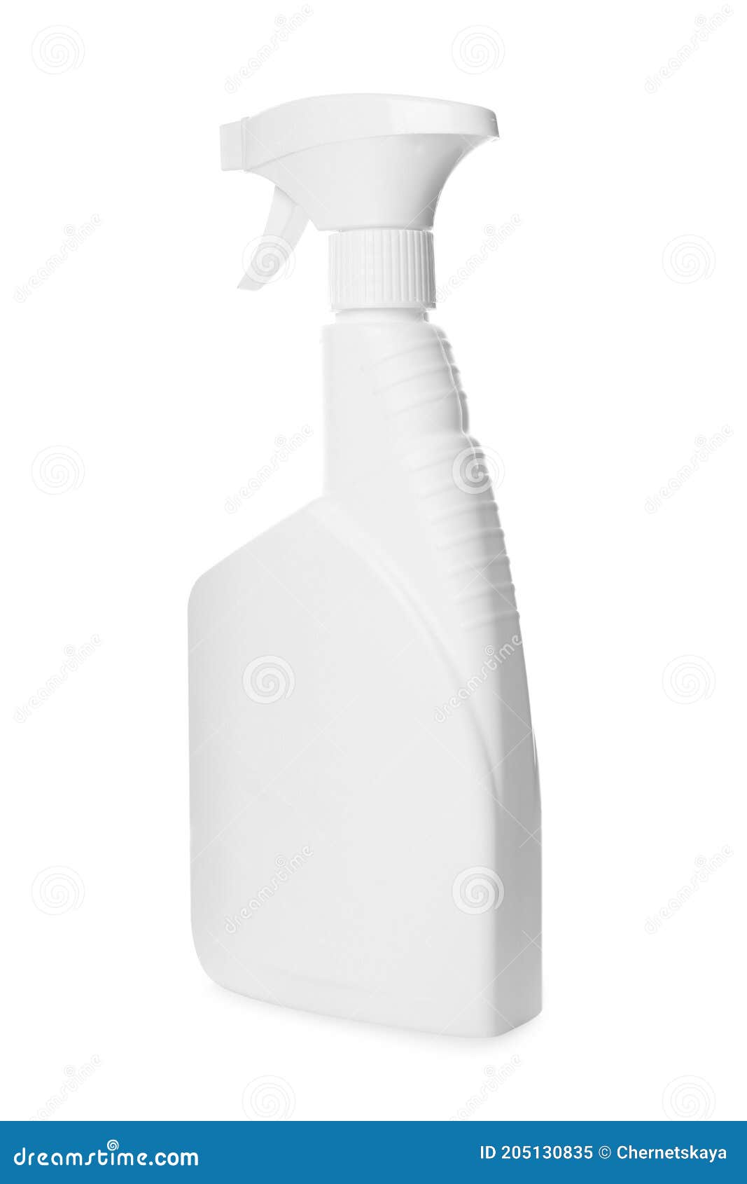 Spray Bottle of Cleaning Product Isolated on White Stock Image Image