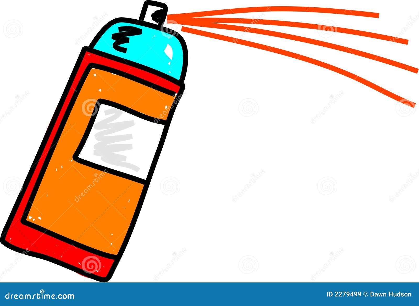 Spray can stock vector. Illustration of clip, everyday - 2279499