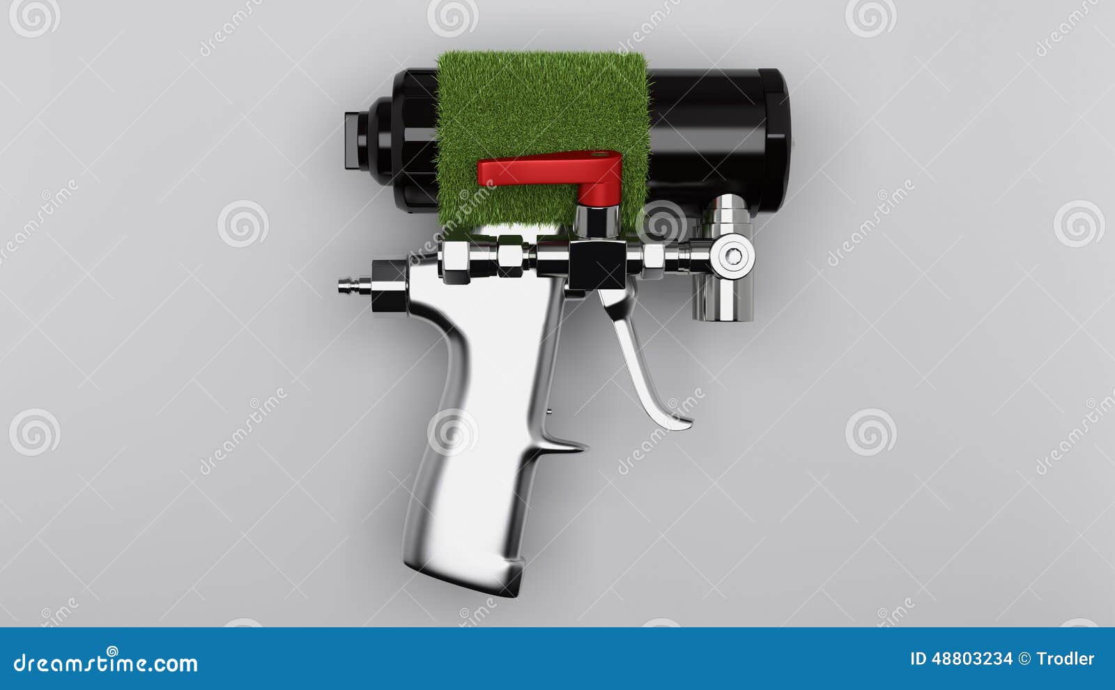 Spray foam gun stock illustration. Illustration of upgrade 48803234