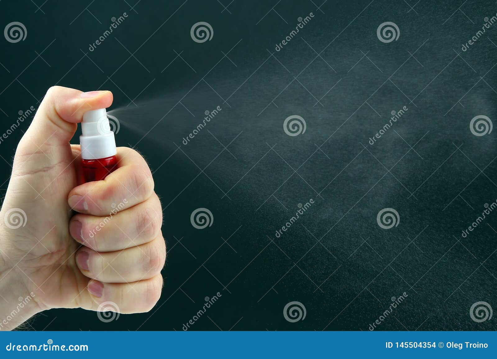 Spray Gun with Liquid Sprinkles in Hand Stock Photo Image of container, sprinkle 145504354
