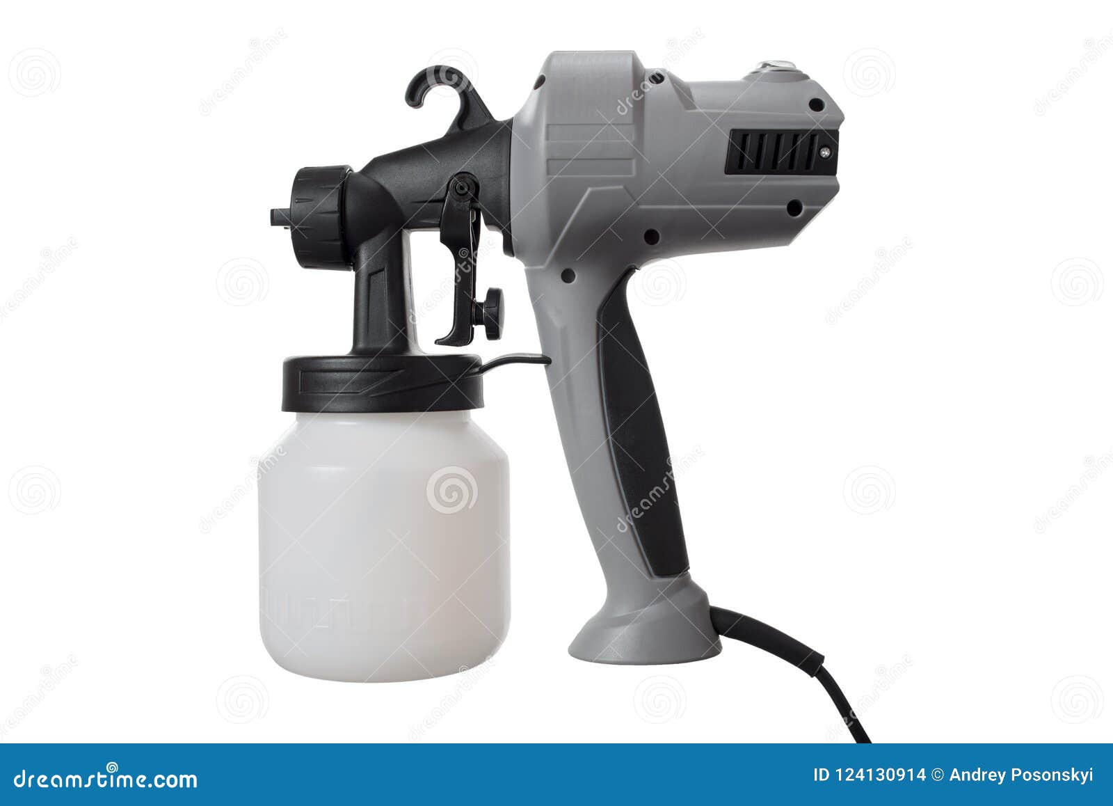Spray Gun for Painting a Hand-held Electric Tool Stock Photo - Image of  paint, house: 124130914