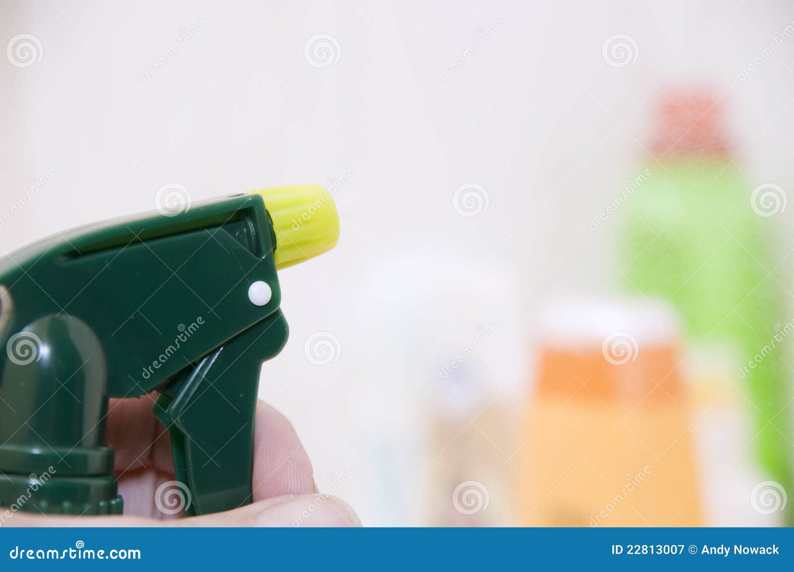 Spray household cleanser stock image. Image of equipment 22813007