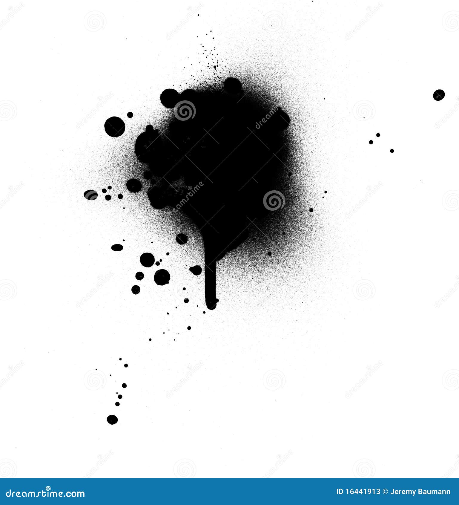 Spray paint and drips stock illustration. Illustration of spray 16441913