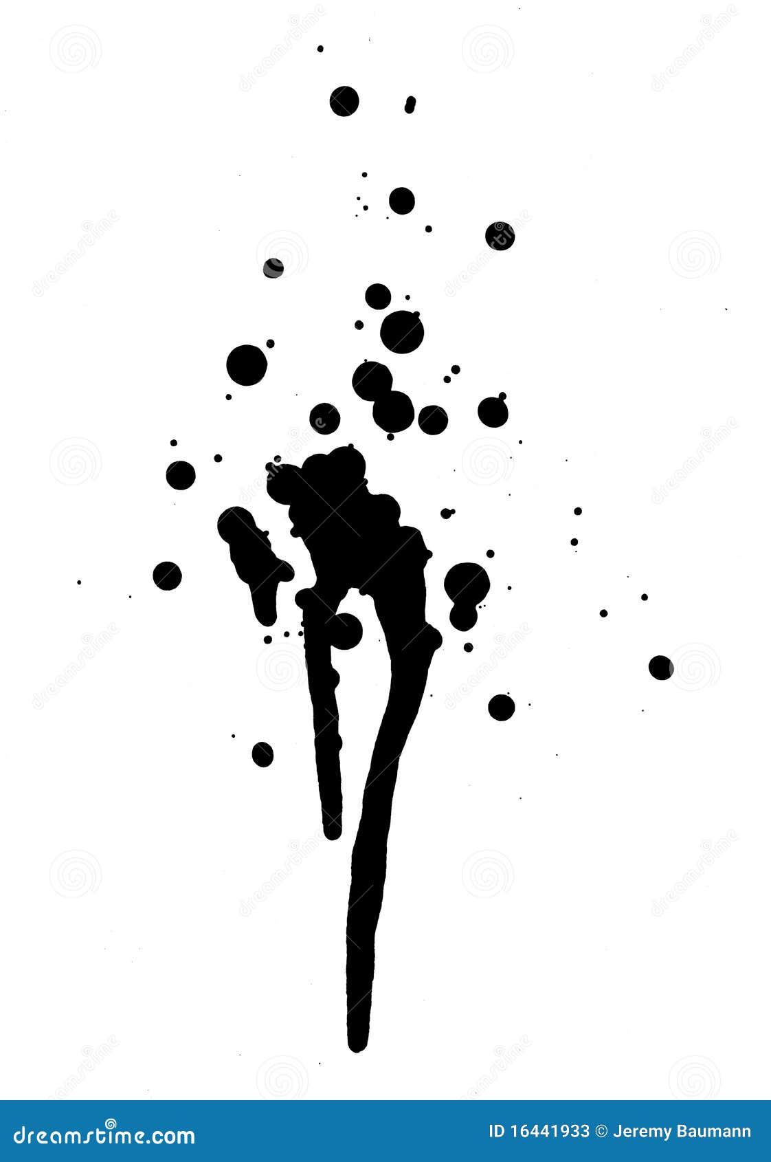 Spray paint and drips stock illustration. Illustration of drop 16441933