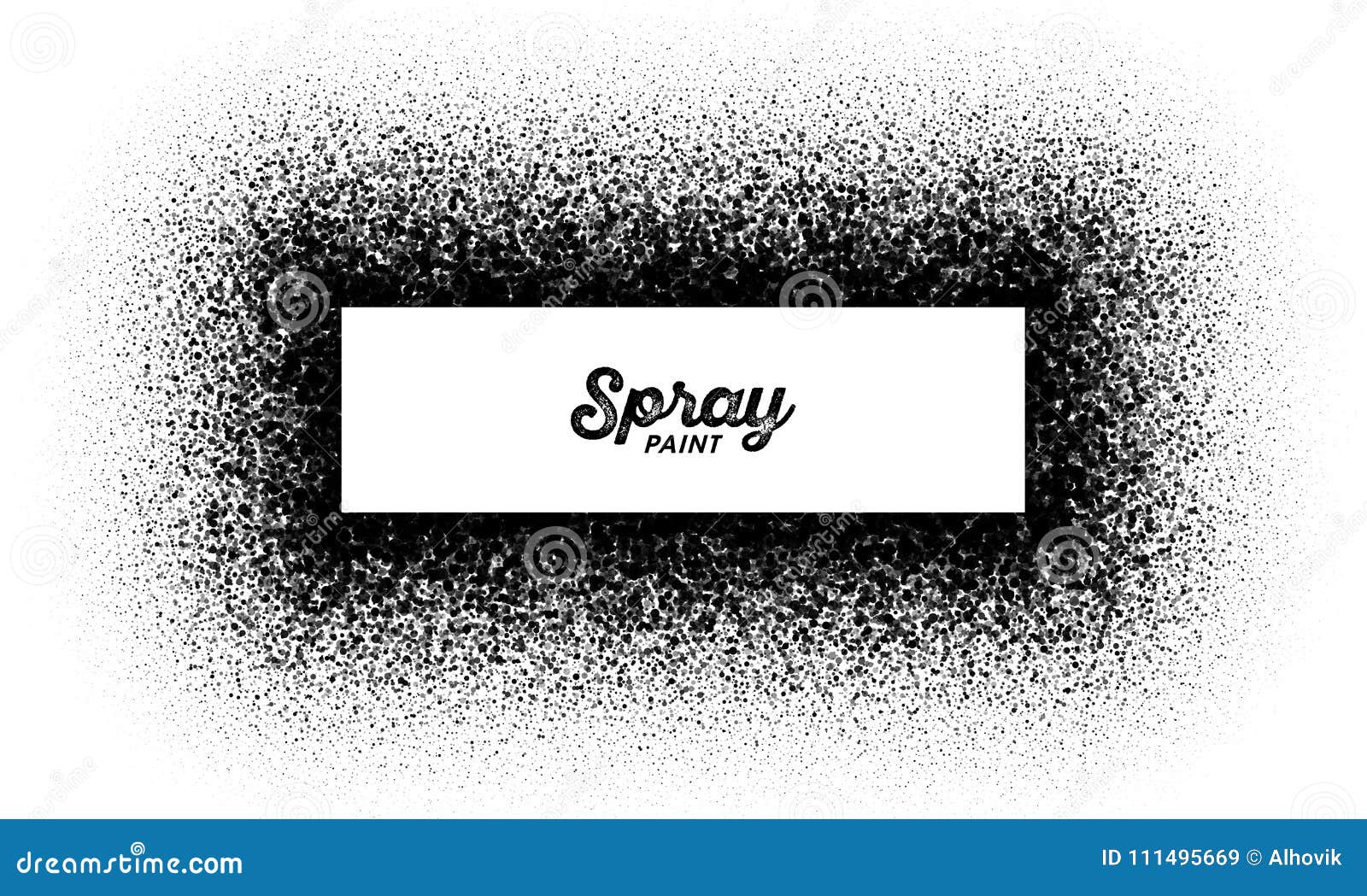 Splatter Drippy Spray. Paint Brush Airbrush Texture. Effect Paintbrush