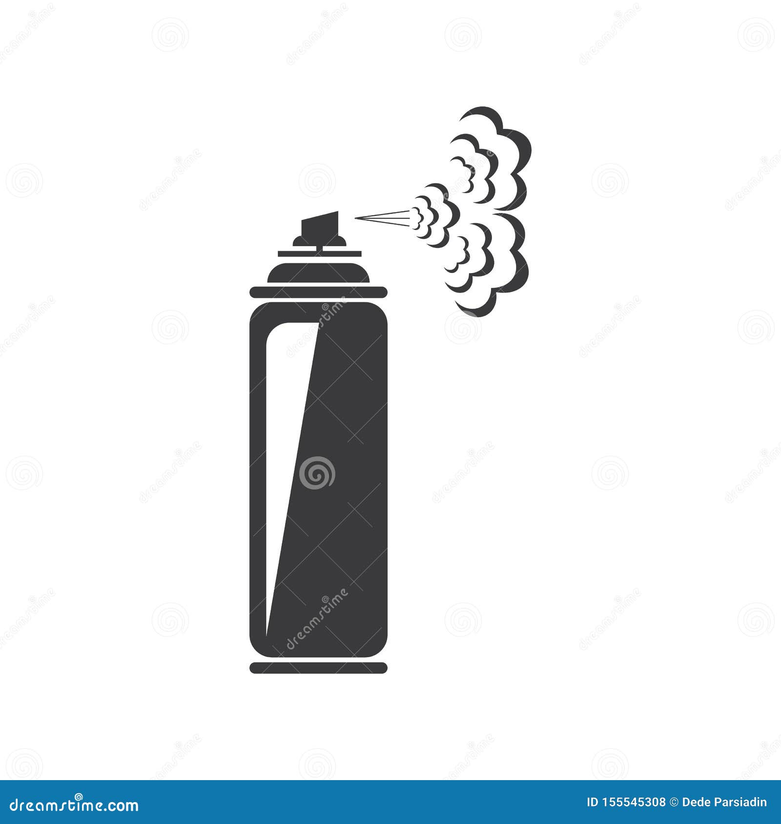 Spray Paint Vector Illustration Icon Logo Template Design Stock Vector