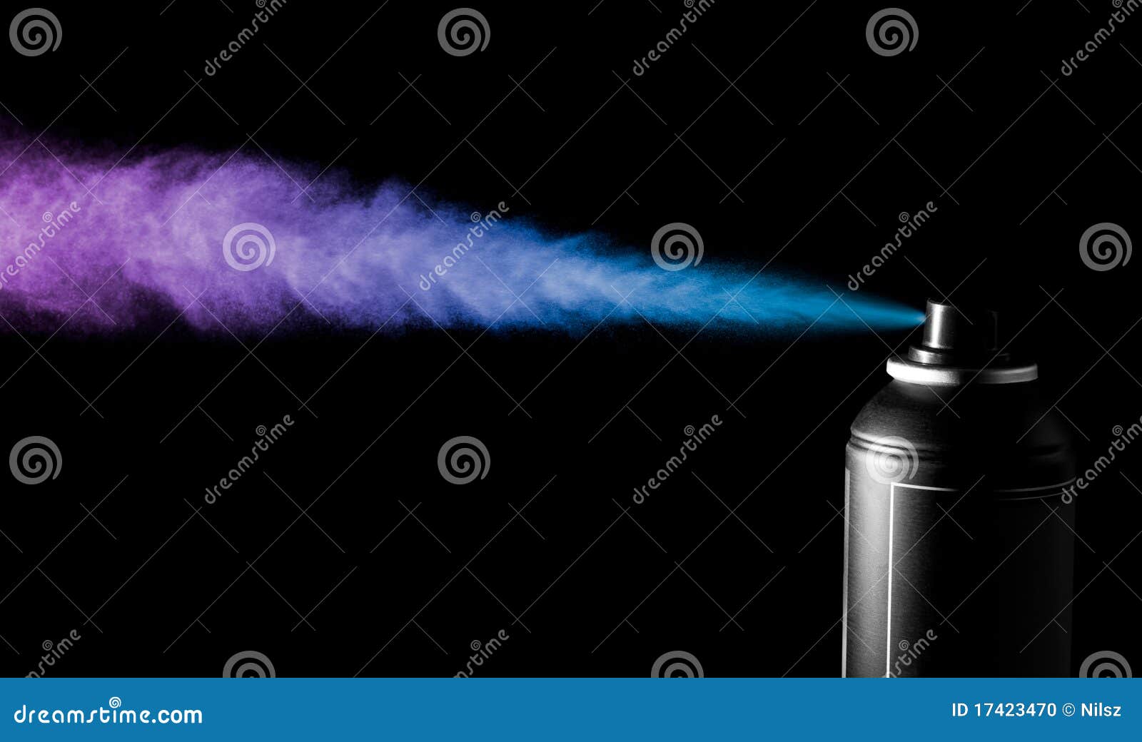 Spraying Deodorant Out Of Can Stock Photo Image 17423470