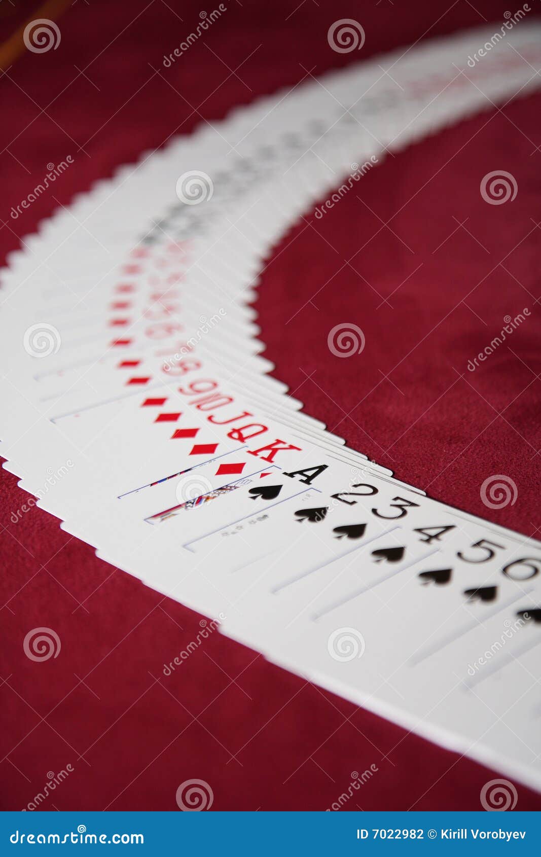 Spread Out Deck Of Cards Stock Photography - Image: 7022982