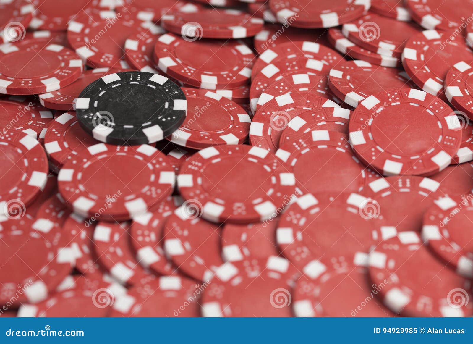 A spread of red chips stock image. Image of play, finance 94929985