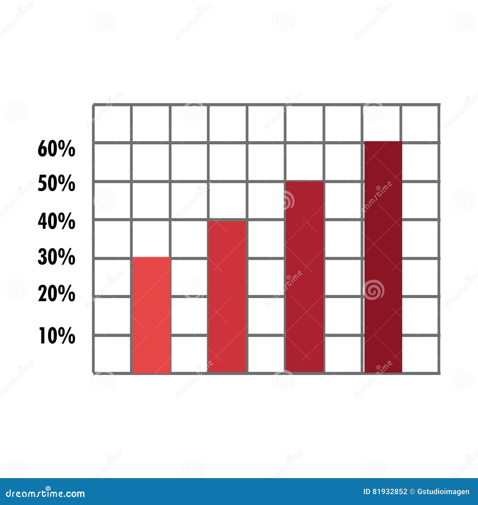Spreadsheet with Statistics Graphics Icon. Stock Vector Illustration of interface, plan 81932852