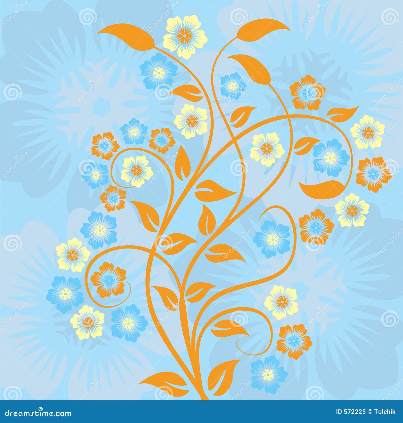 Spring background, vector stock vector. Illustration of overlay - 572225