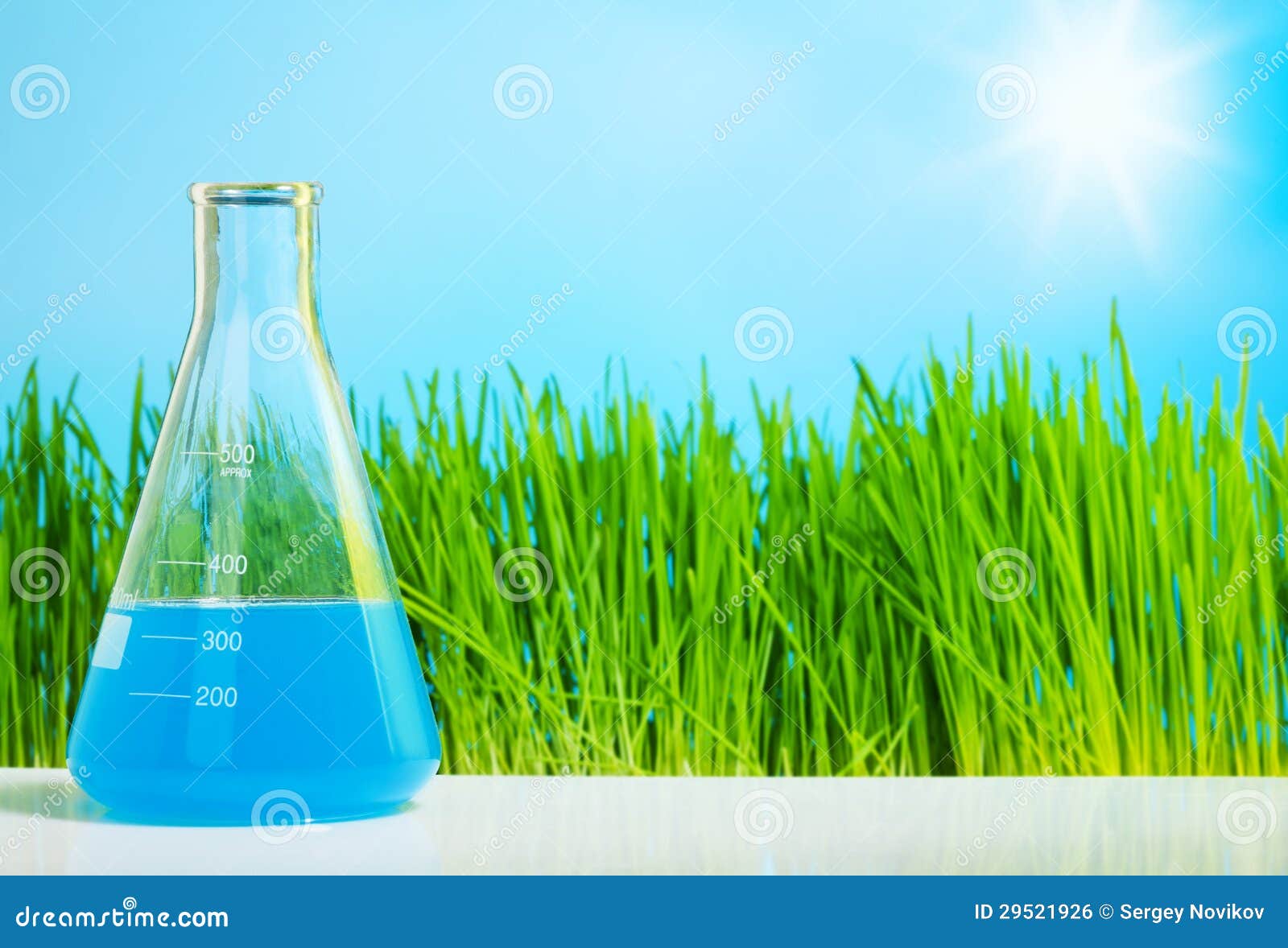 Spring chemistry stock photo. Image of analysis, grass 29521926