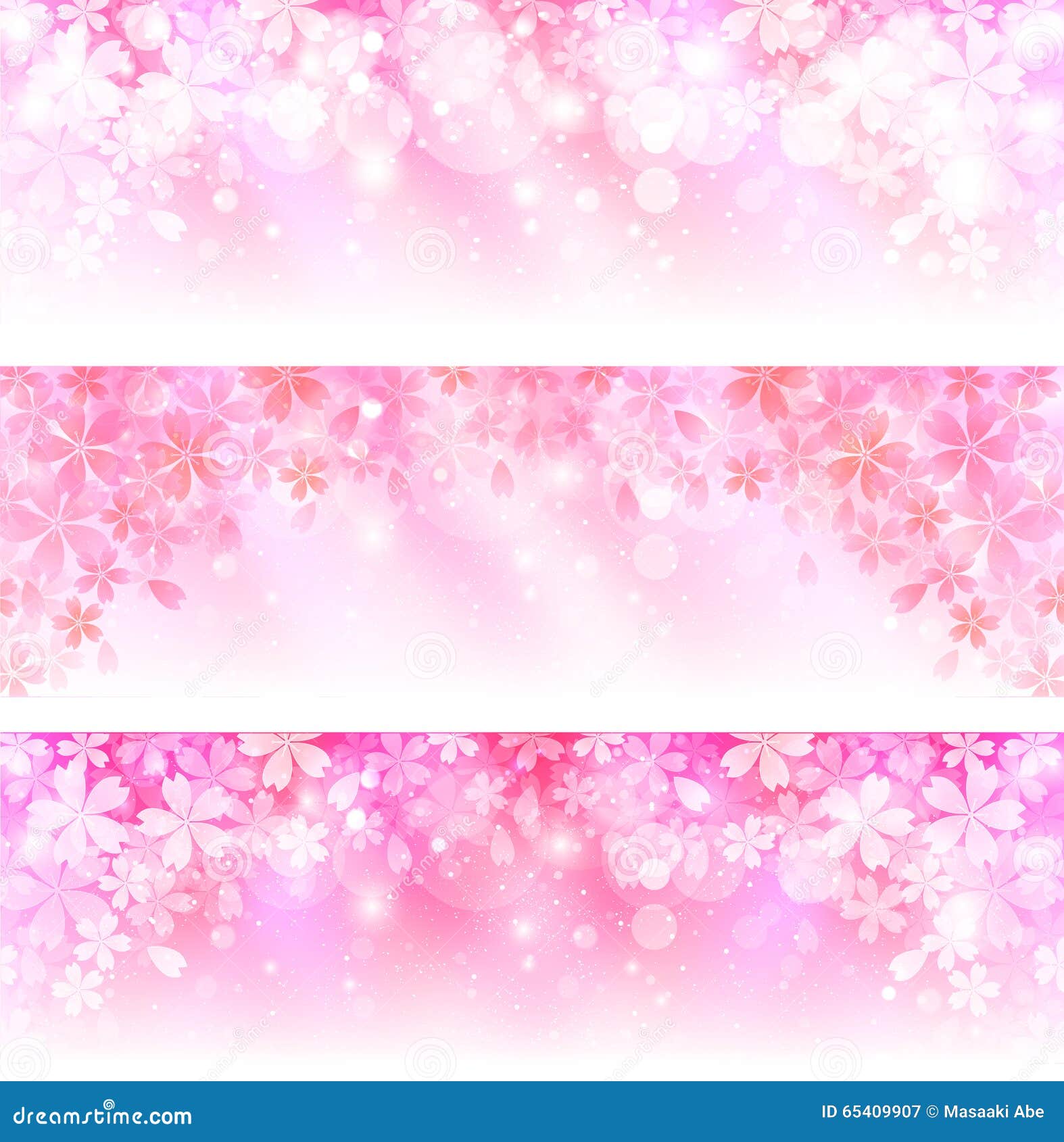 Spring Cherry Blossom Background Stock Illustration Illustration of