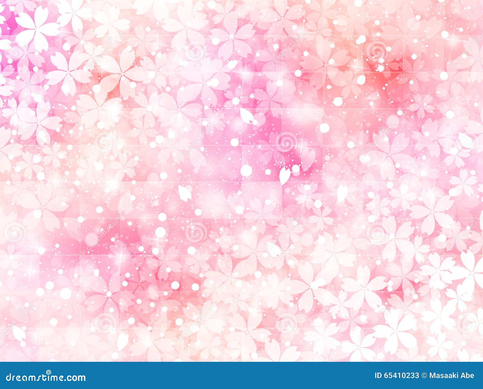 Spring Cherry Blossom Background Stock Illustration Illustration of