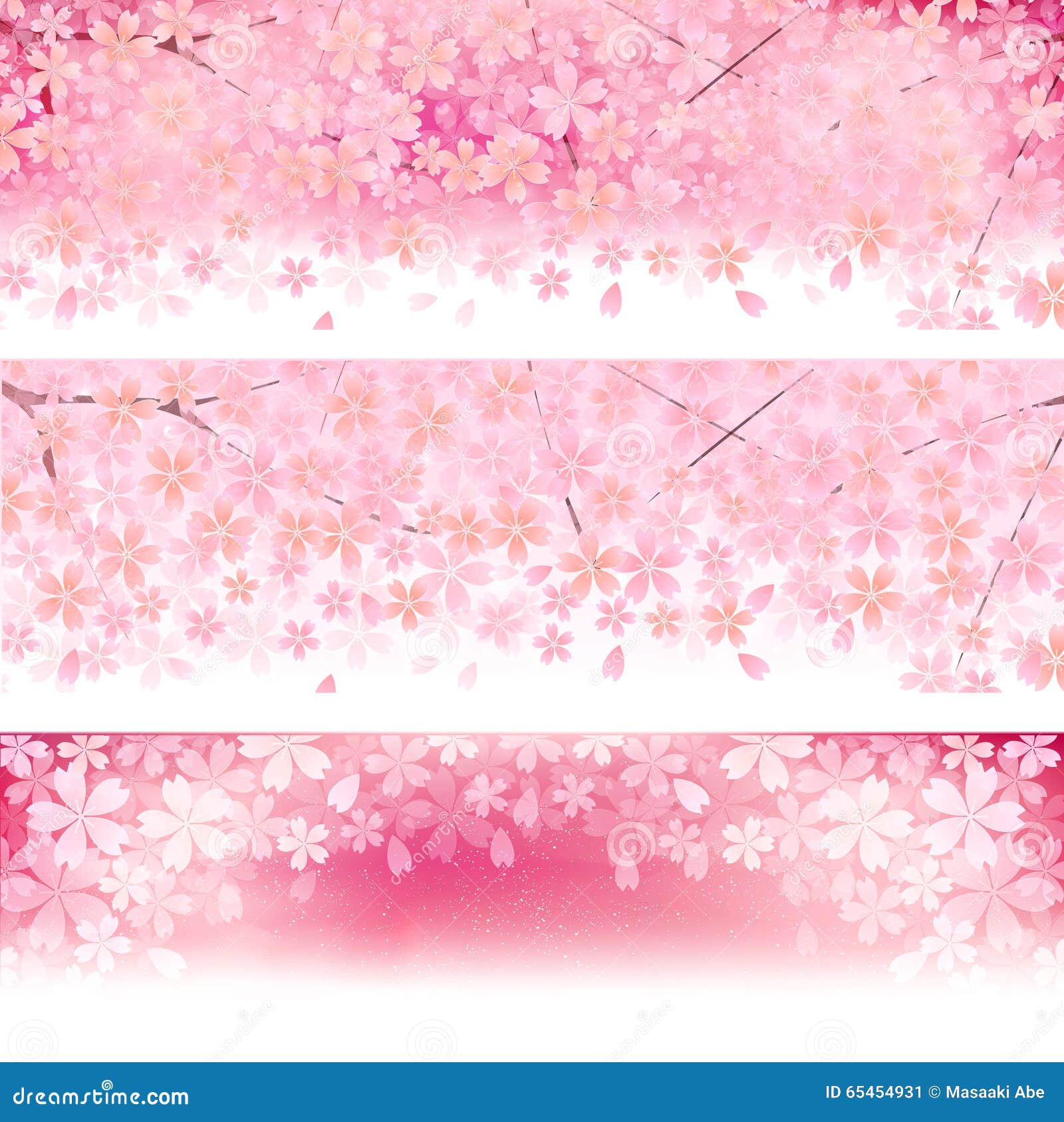 Spring Cherry Blossom Background Stock Illustration Illustration of