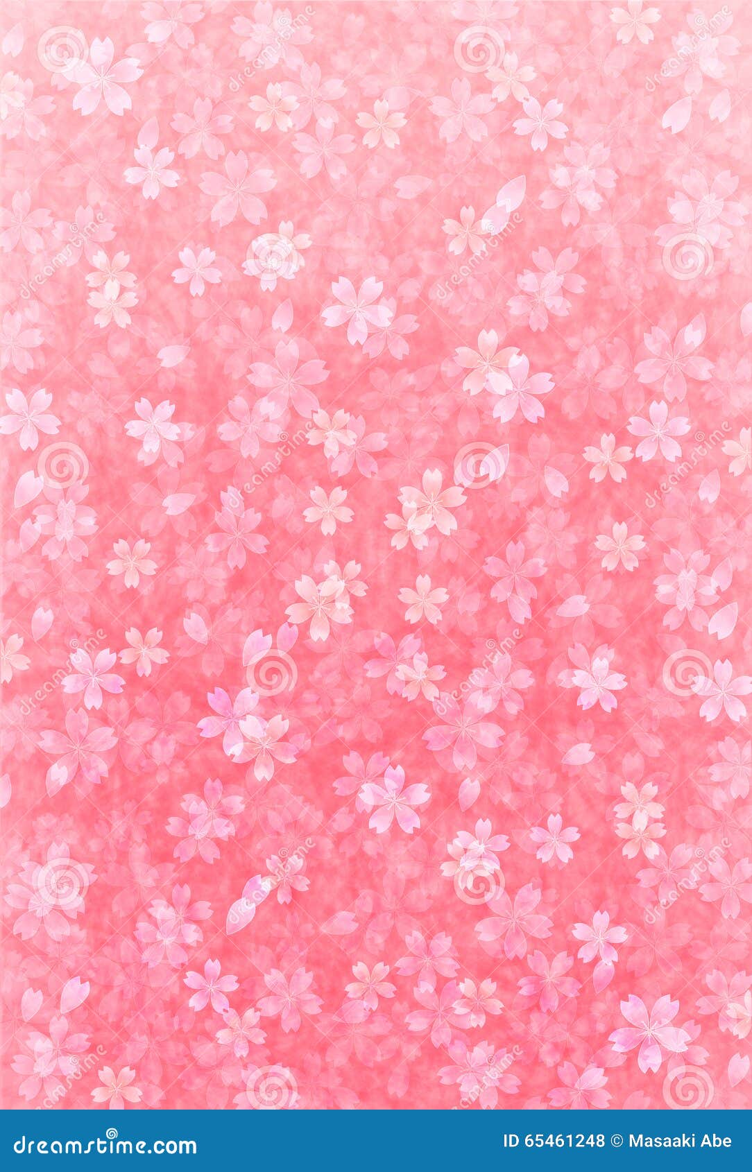 Spring Cherry Blossom Background Stock Illustration Illustration of