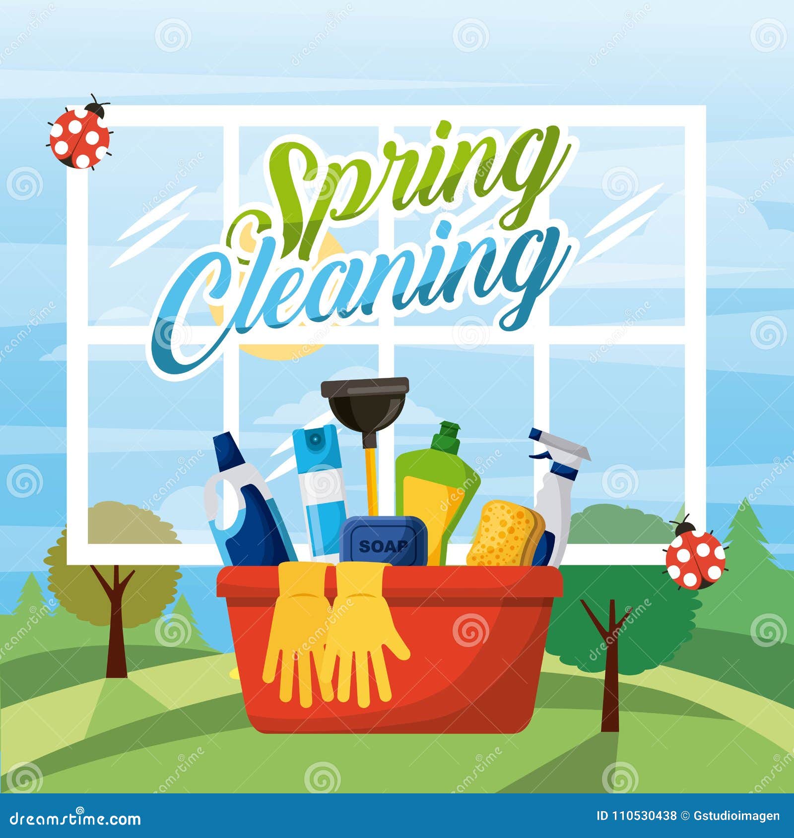 Cleaning bucket Stock Vector by ©sandesh1264 61702179