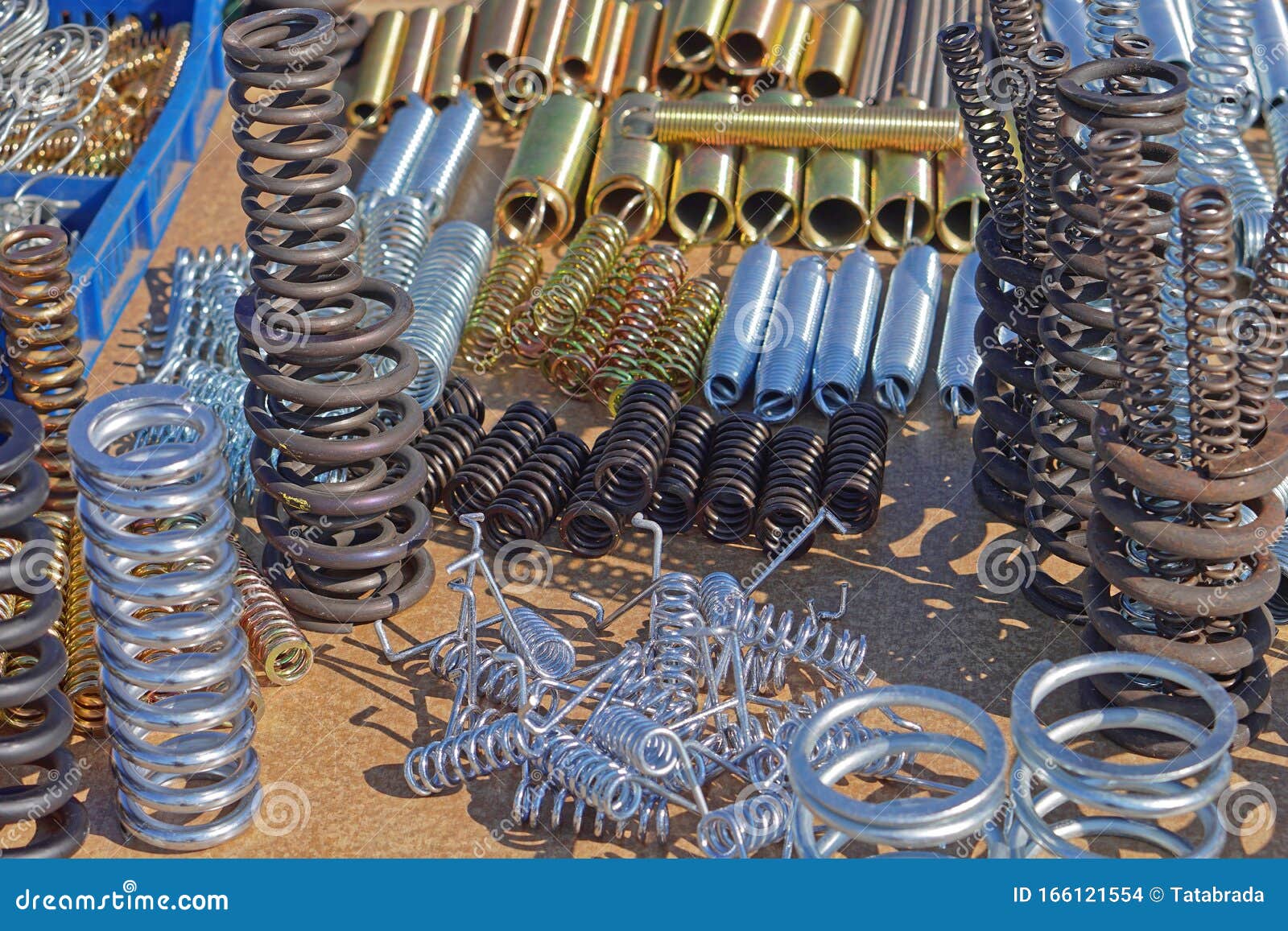 Spring coils stock photo. Image of helical, industry 166121554