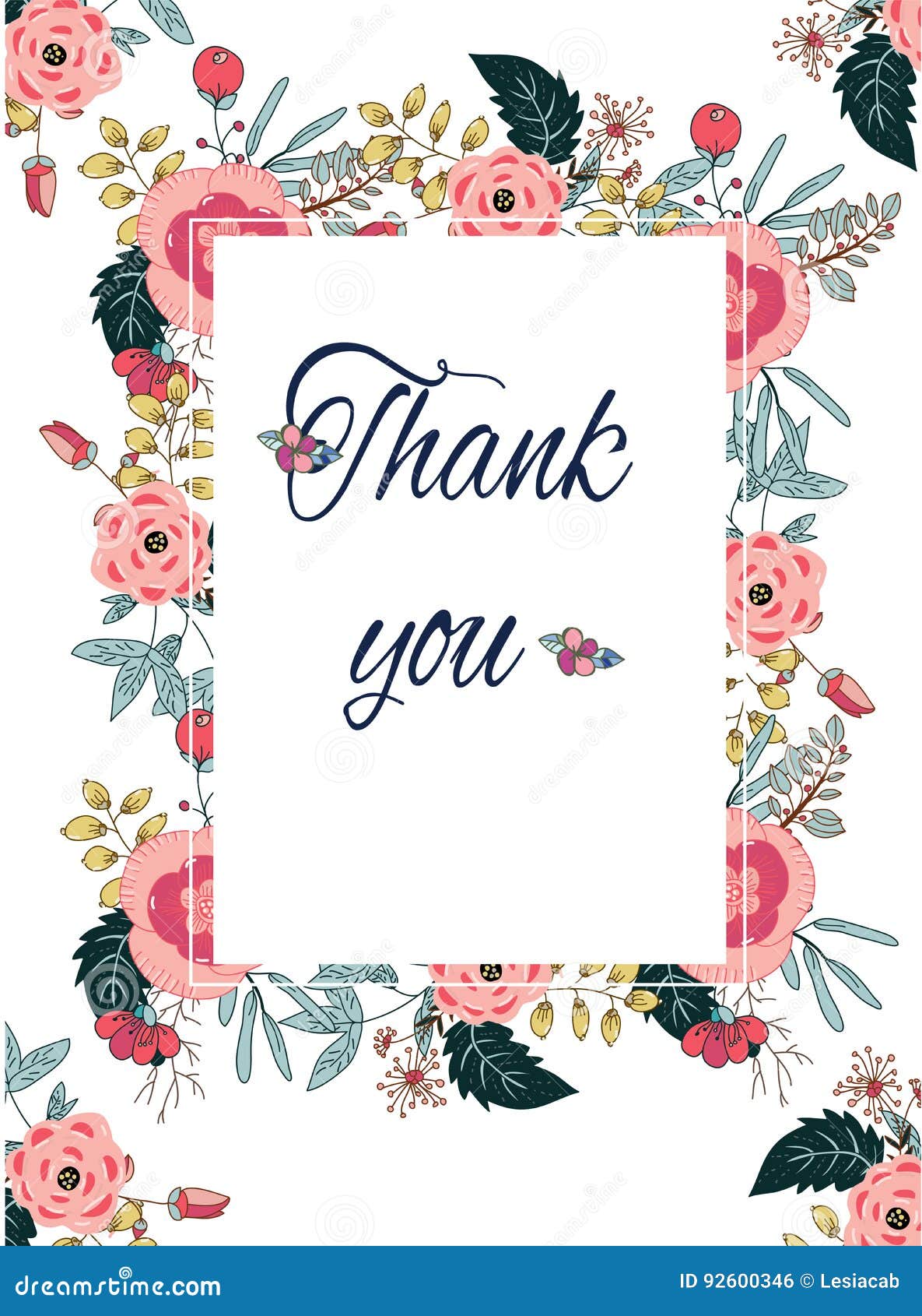 Spring colorful flower stock vector. Illustration of berries - 92600346