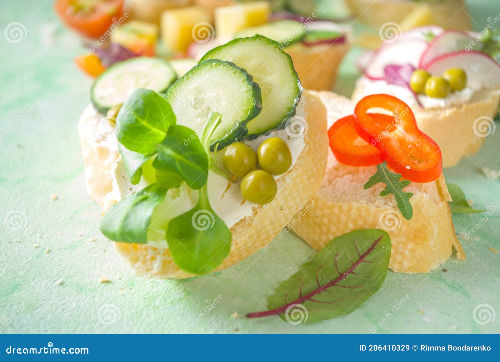 breakfast spring sandwiches
