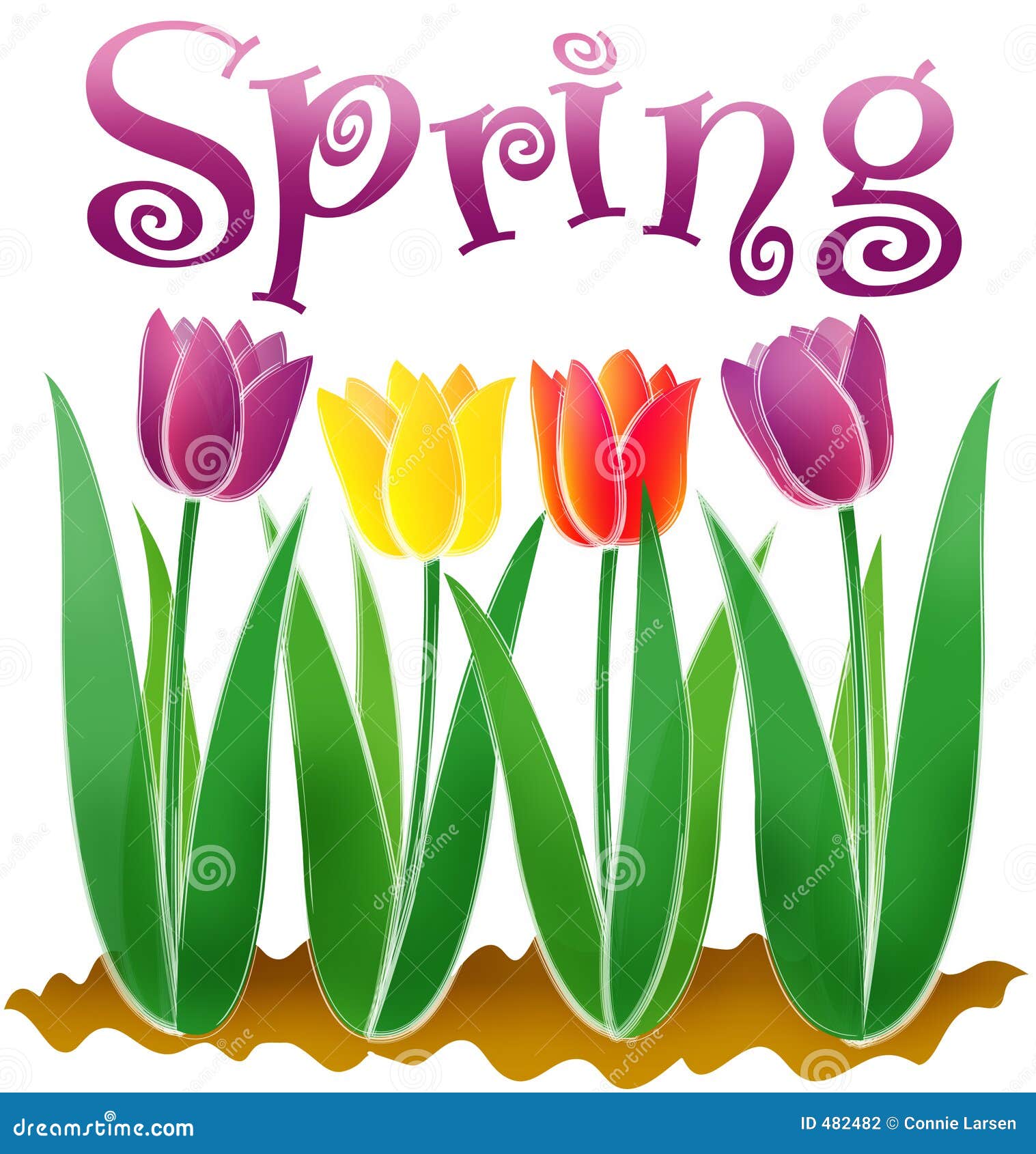 A Spring Clip Art Image to u A Spring Clip Art Image to u