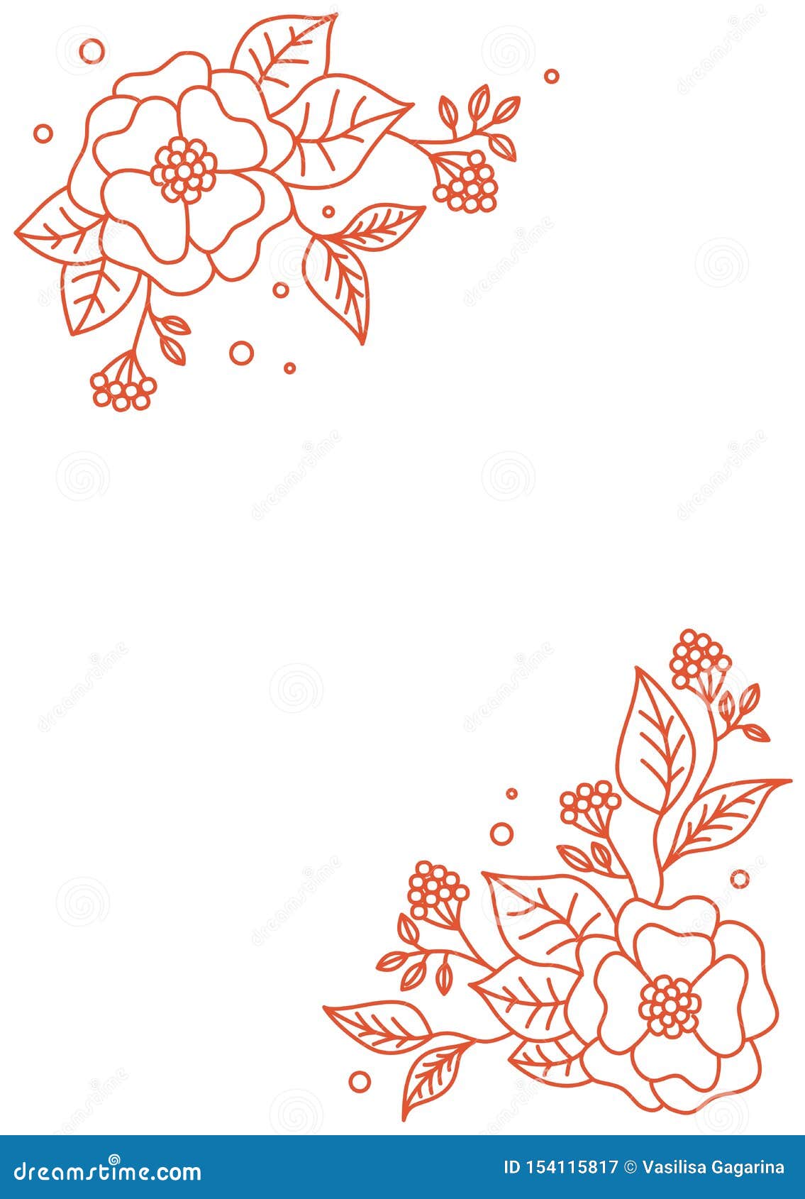 Spring Floral Background Vector Floral Design Card Abstract
