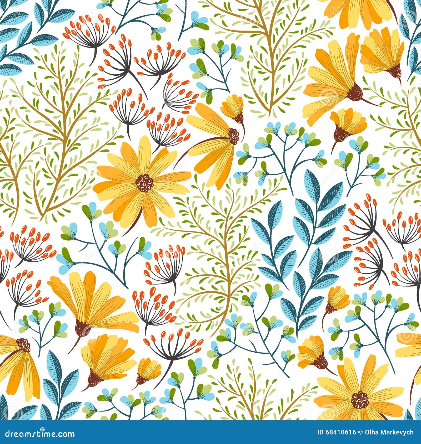 spring floral pattern