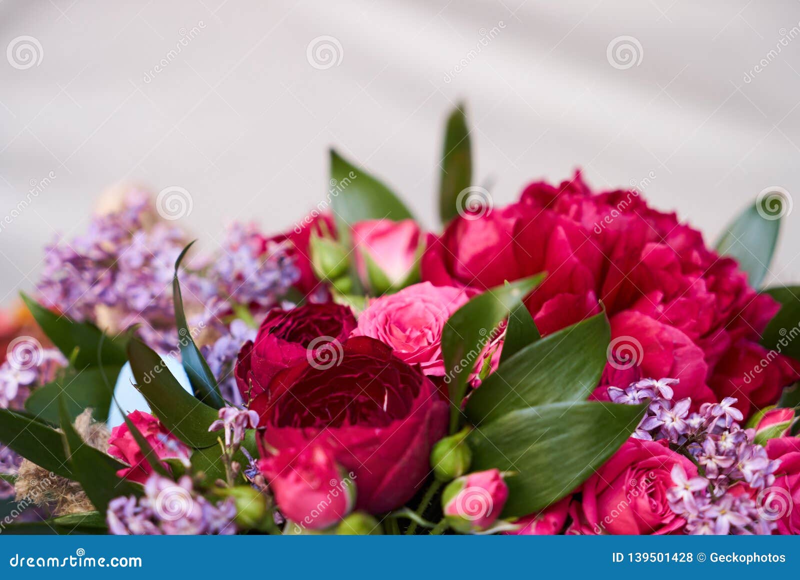 Spring Flowers Bouquet, Close-up. International Women`s Day 8 March ...