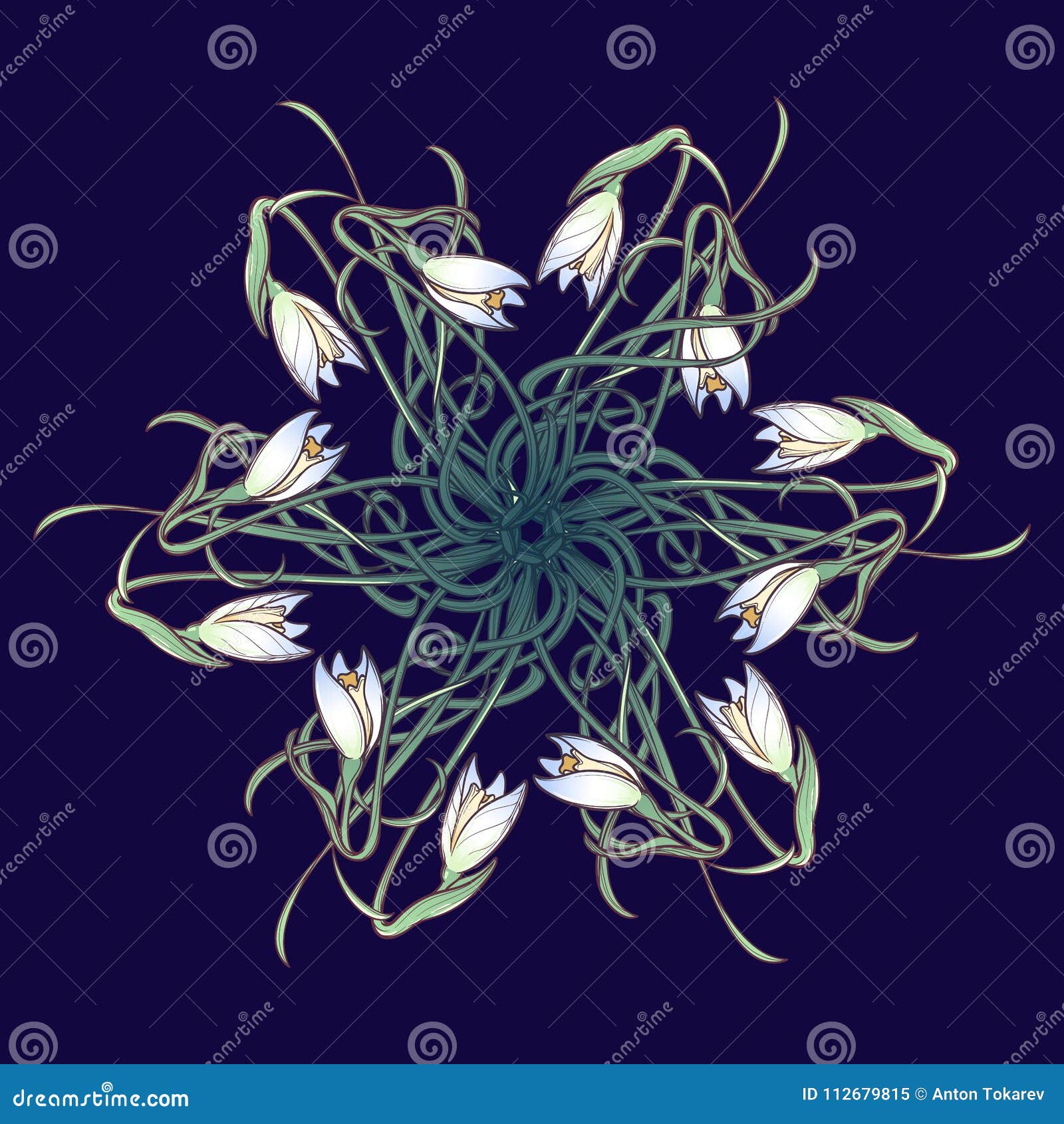 Snowdrop Tattoo Vector Images 25