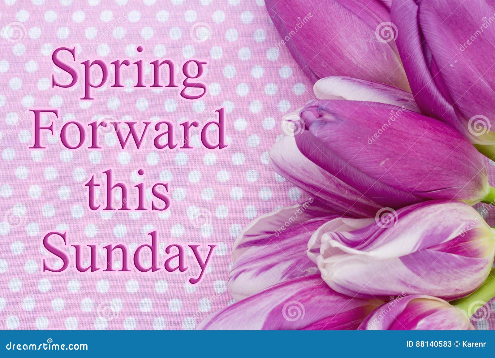 spring forward message