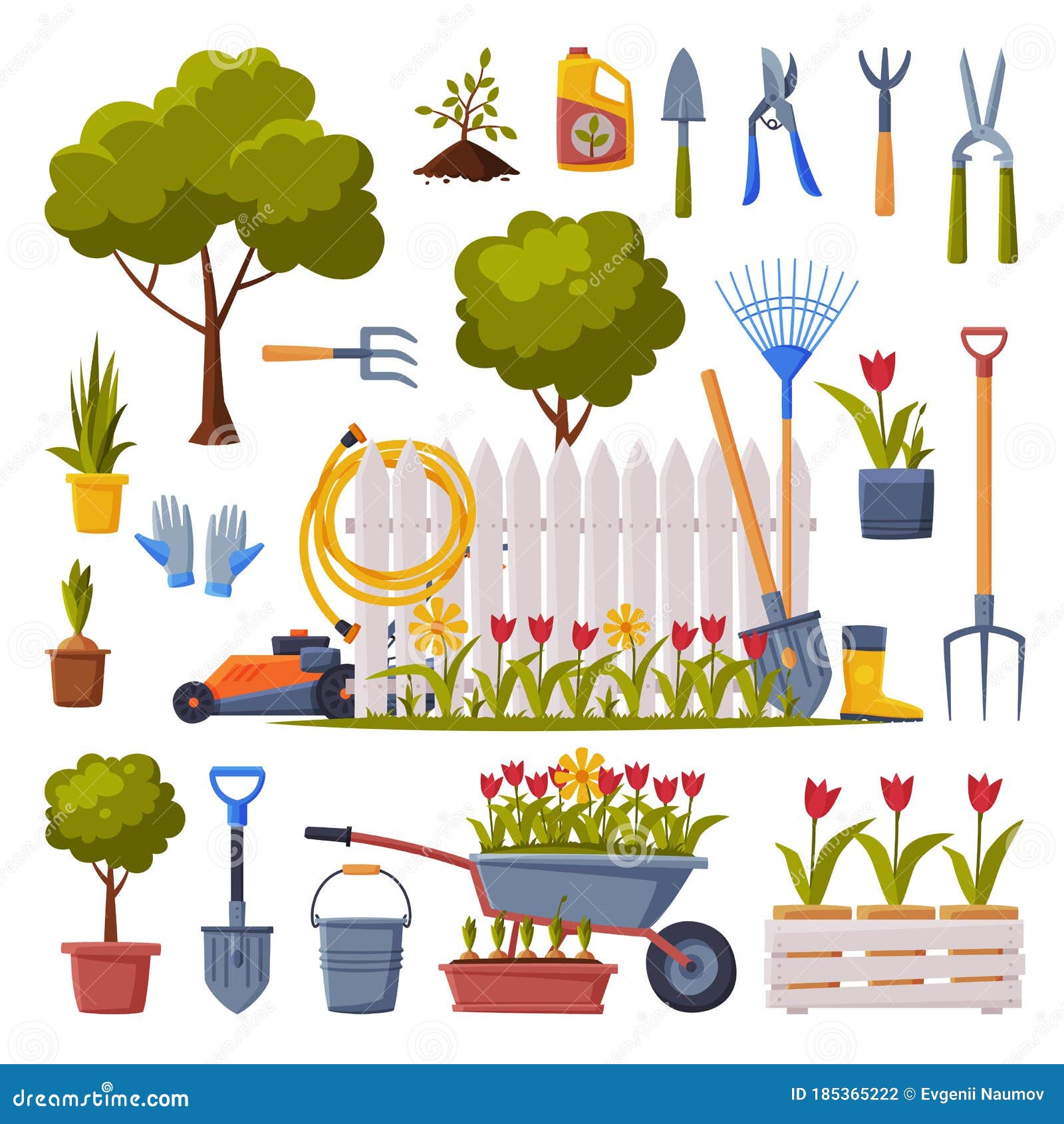 Spring Garden Collection, Agriculture Work Equipment, Farming Tools ...