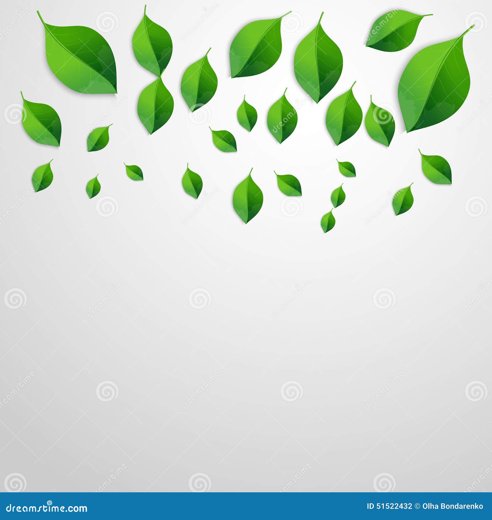 Spring Green Leaves Background. Go Green Concept Stock Vector ...