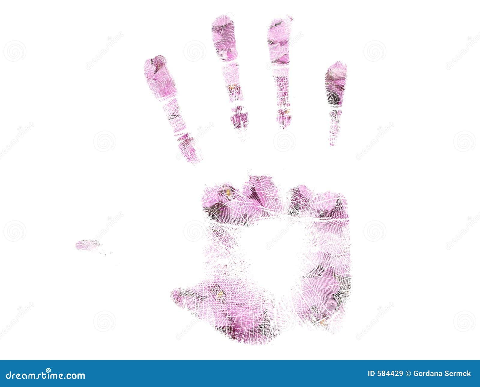 spring handprint