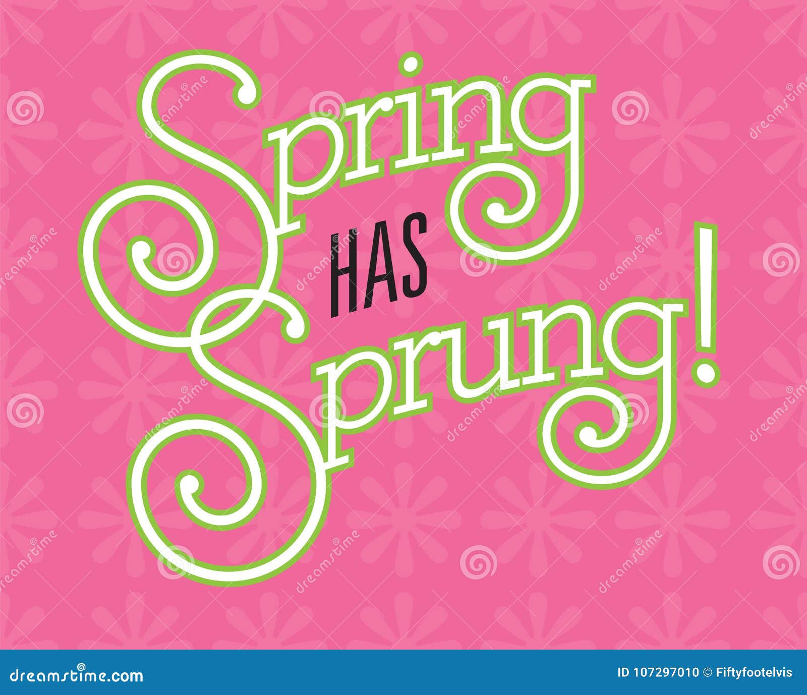 Spring has sprung clip art
