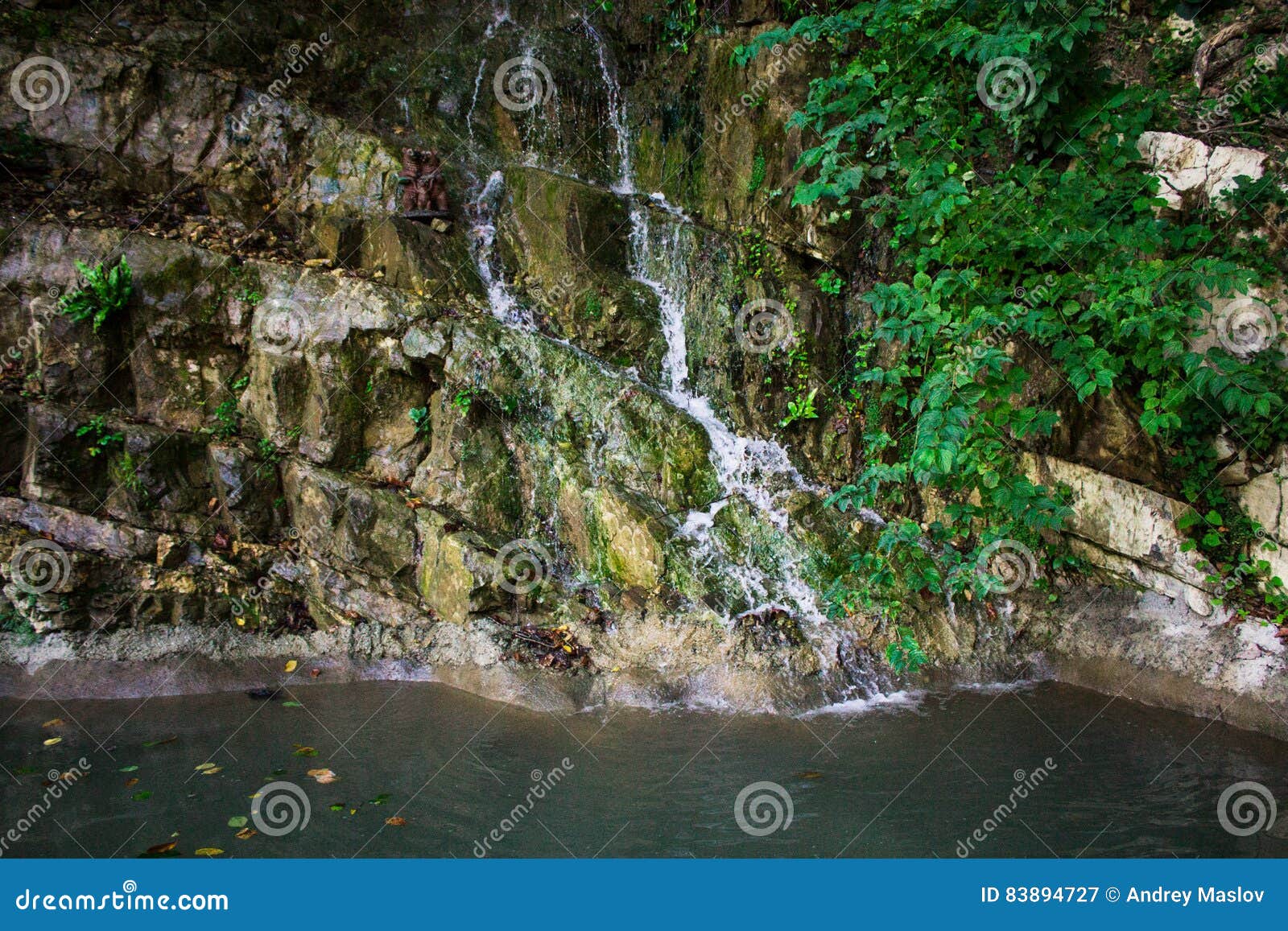 Spring Mountain Mineral Water Stock Image Image of aqua, freshness