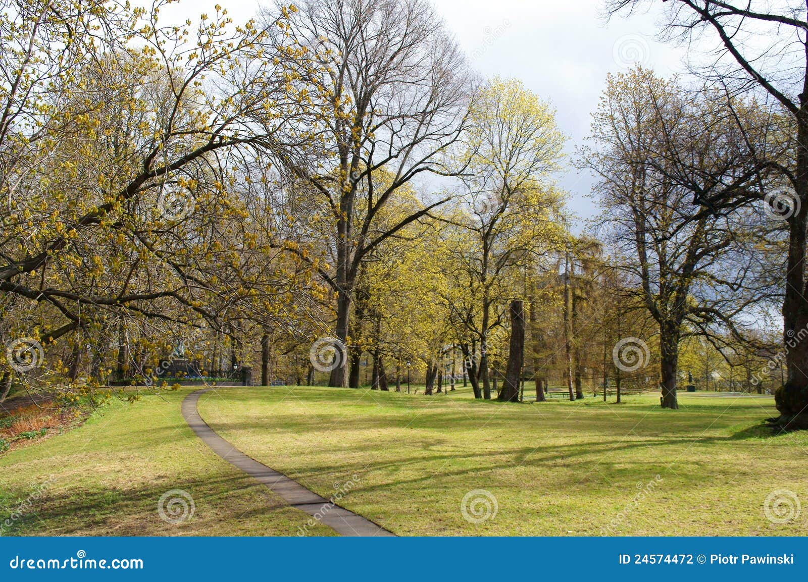 Spring park in Oslo stock photo. Image of oslo, leaf - 24574472