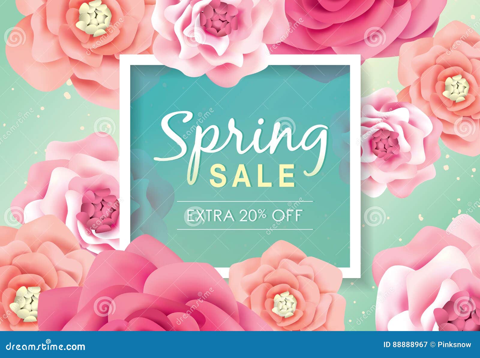 spring sale poster