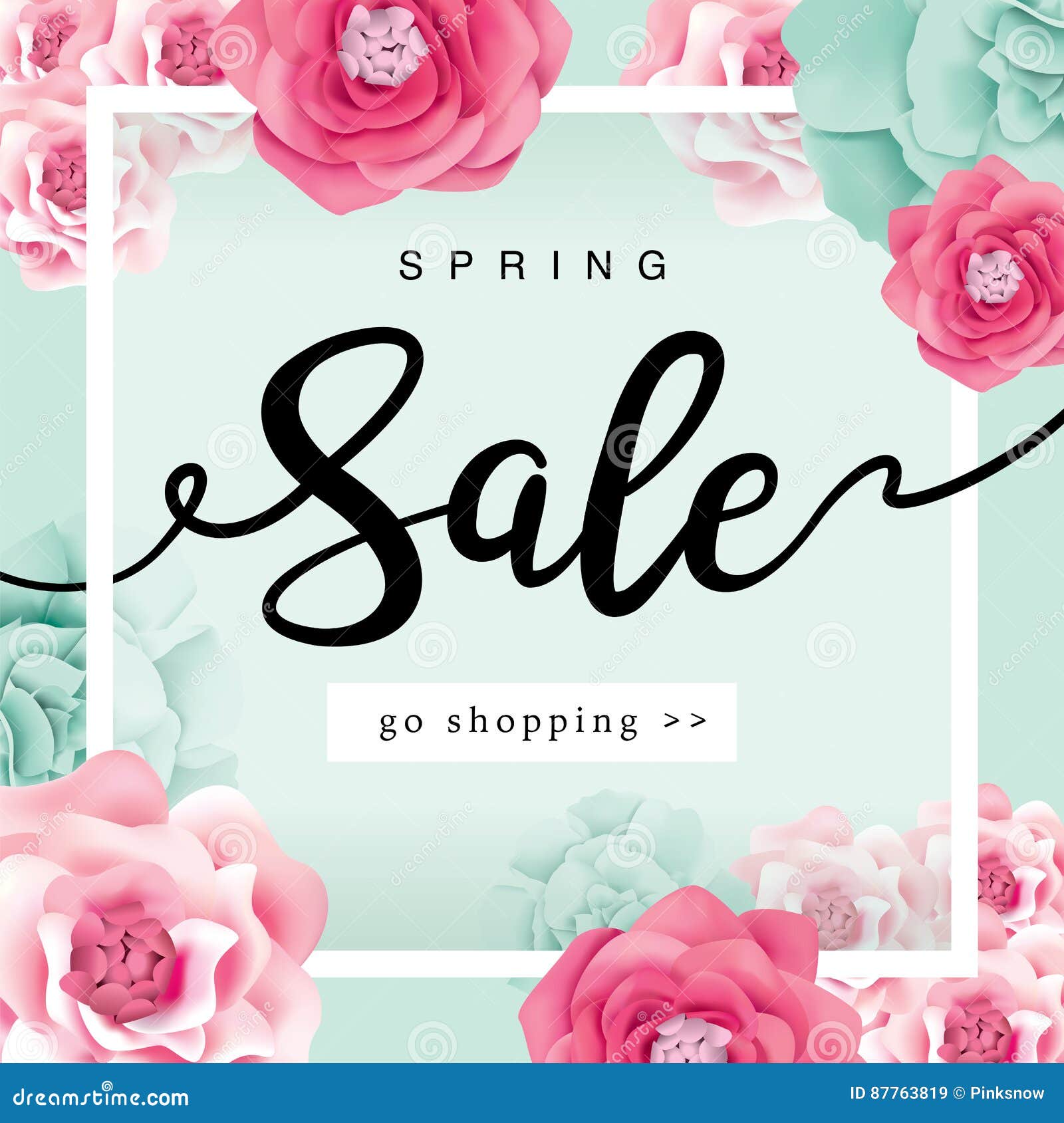 spring sale poster