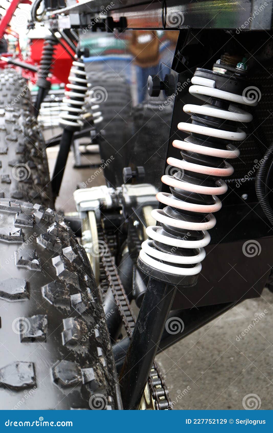 Spring Suspension of Tractor Stock Image Image of technics, bracket