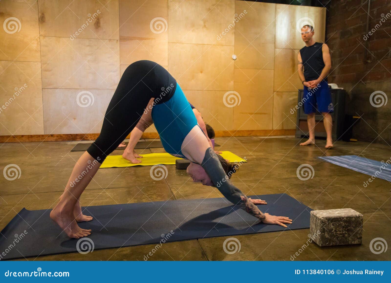 Yoga Studio Editorial editorial photo. Image of pose 113840106