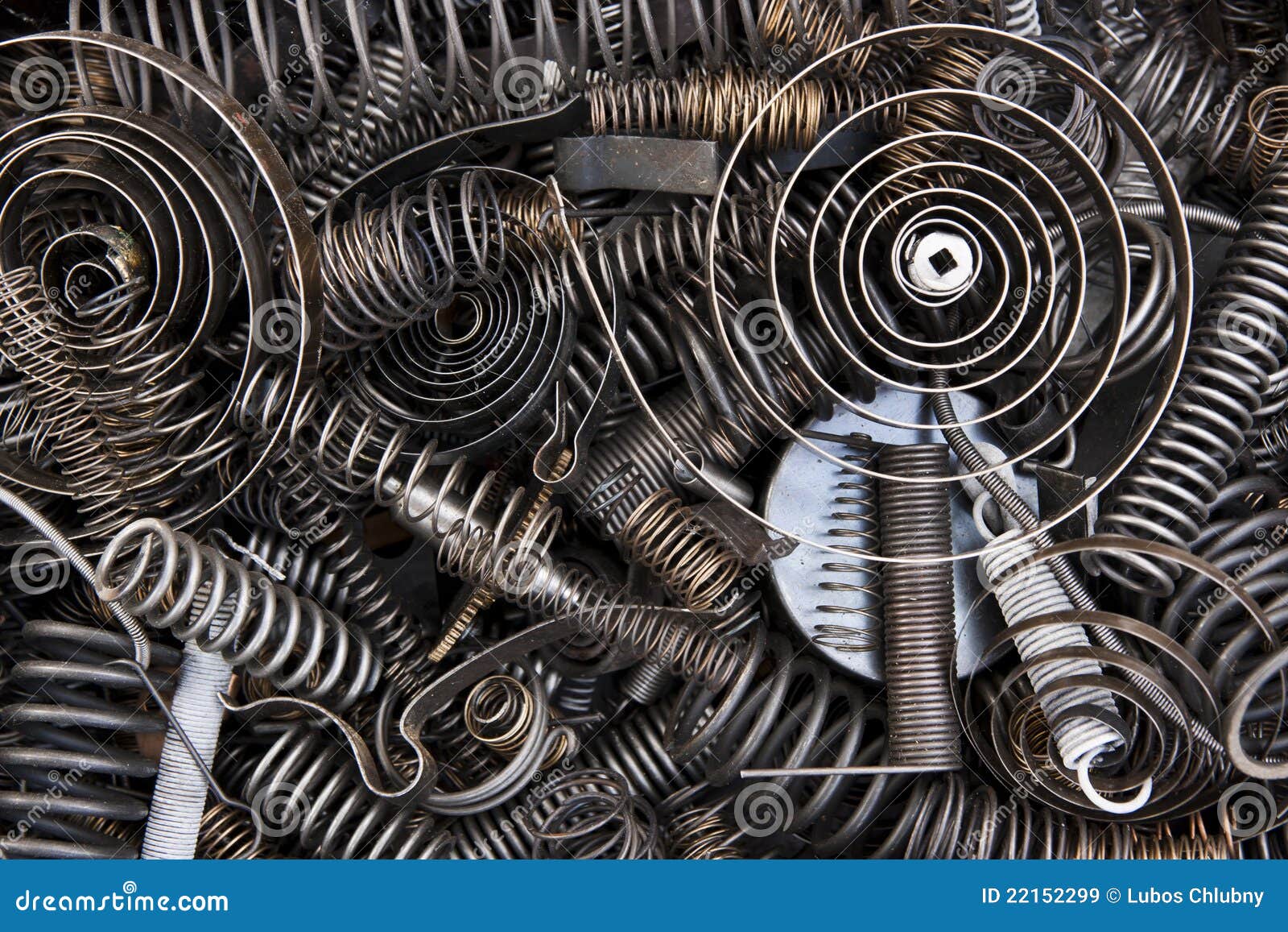 Springs and coils stock image. Image of dirt, coil, 22152299
