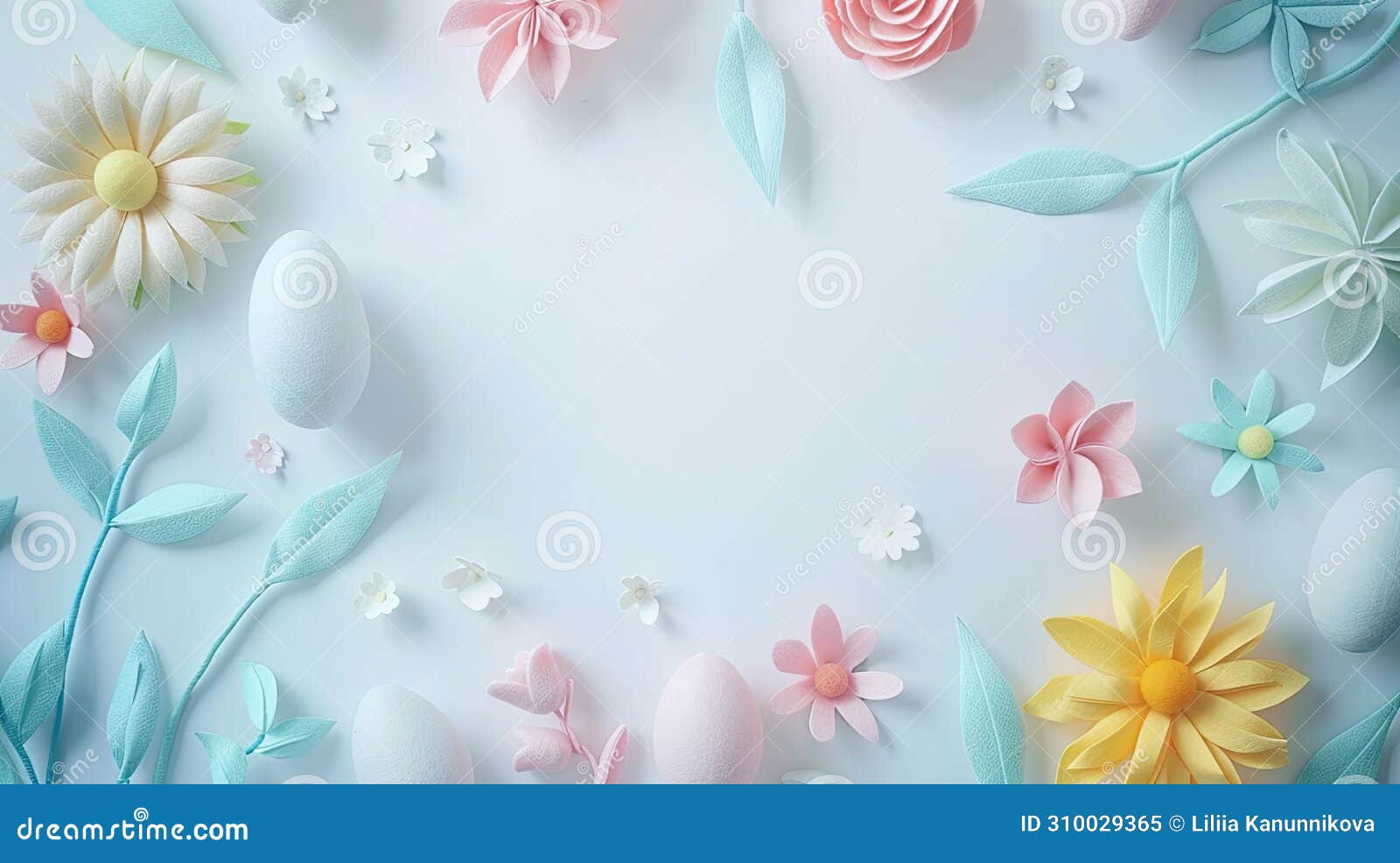 springtime joy and easter celebrations with lifelike felt embellishments, showcasing delicate pastel colors against a