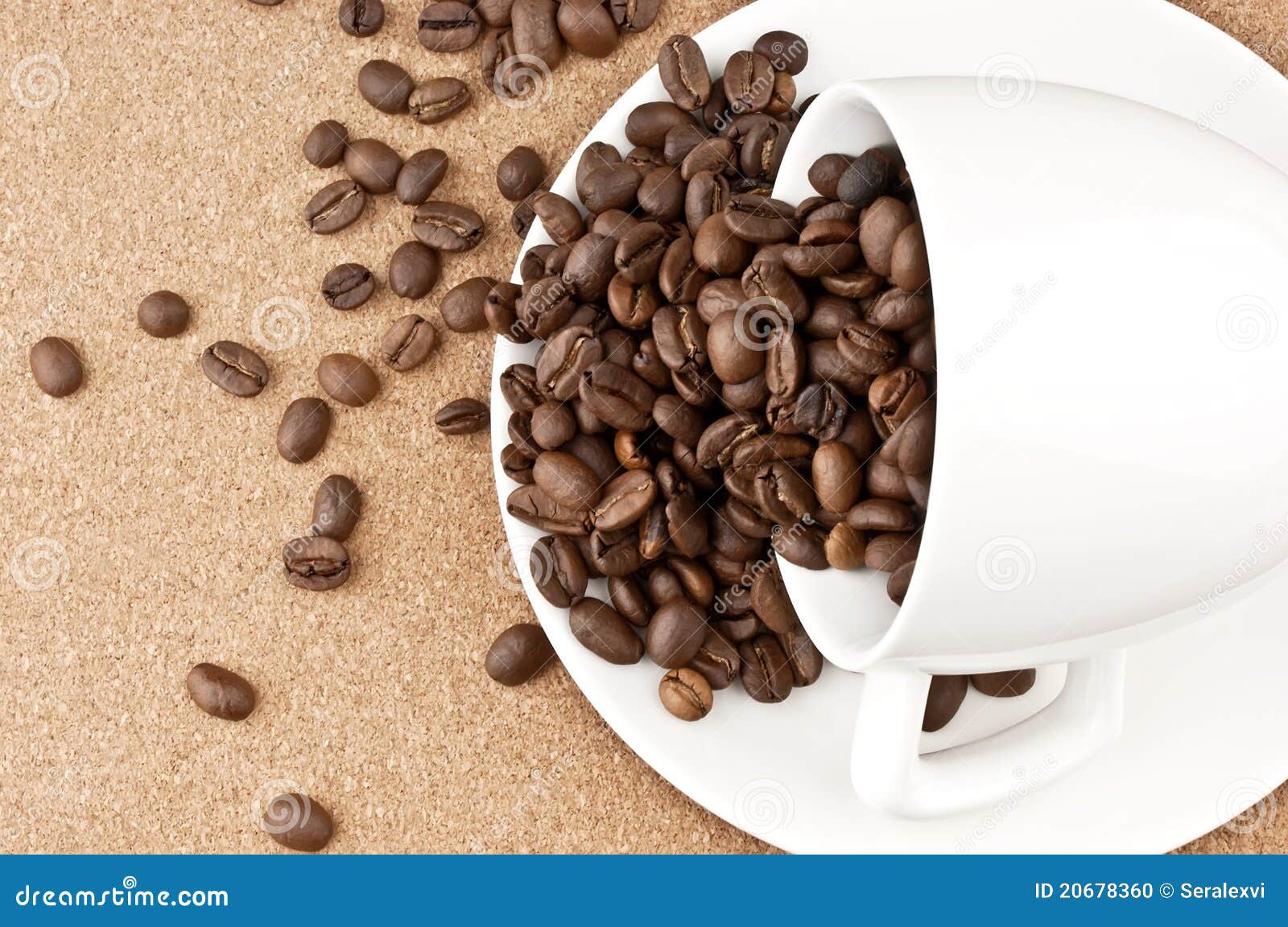Sprinkled cup of coffee stock photo. Image of brown, caffeine 20678360