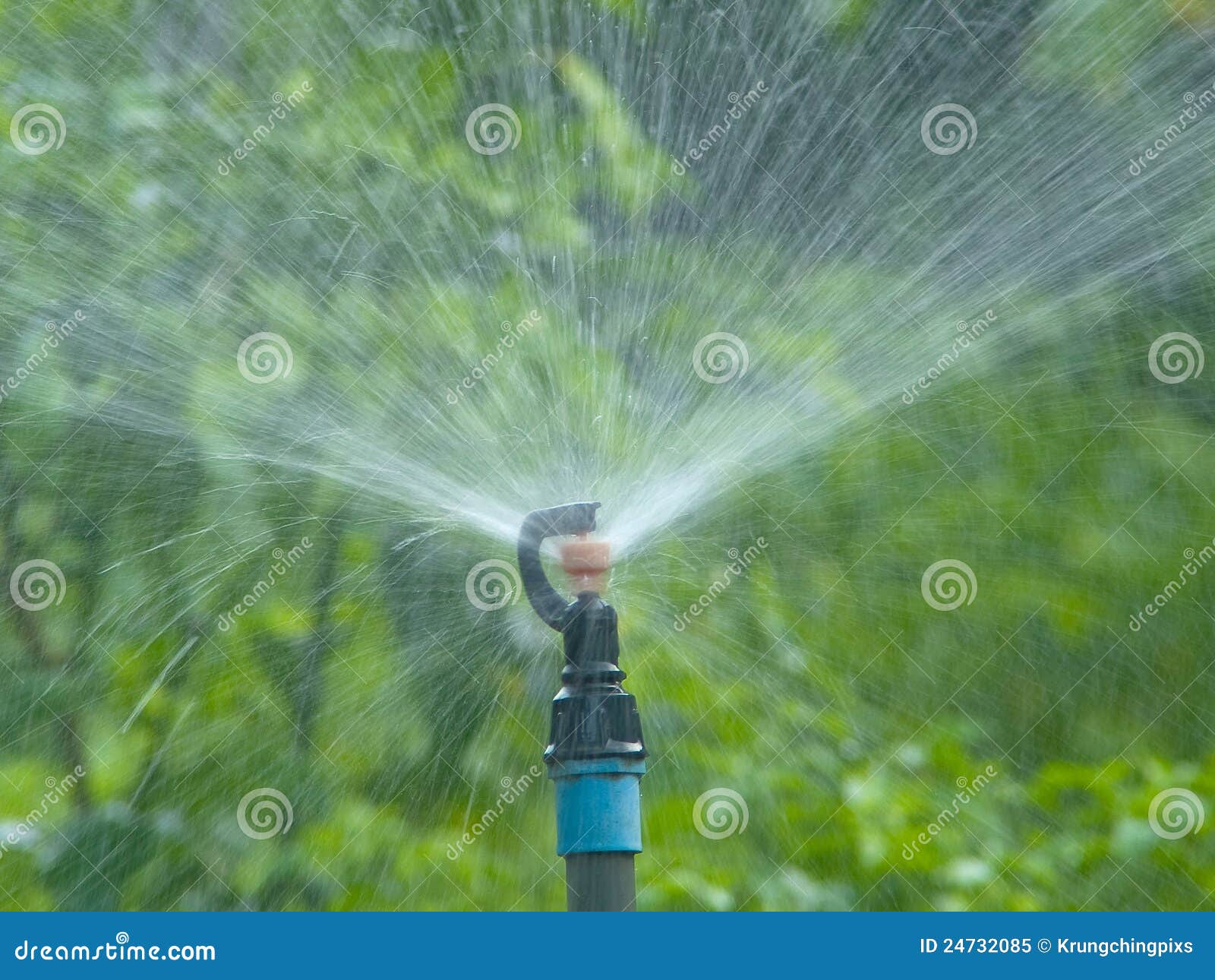 Sprinkler for Agricultural Watering System. Stock Image Image of