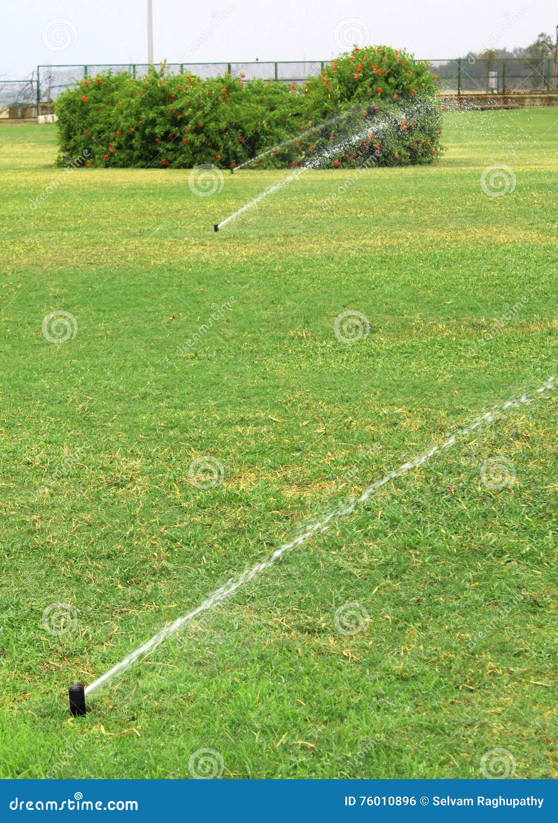 Sprinklers stock photo. Image of machinery, land, irrigation 76010896
