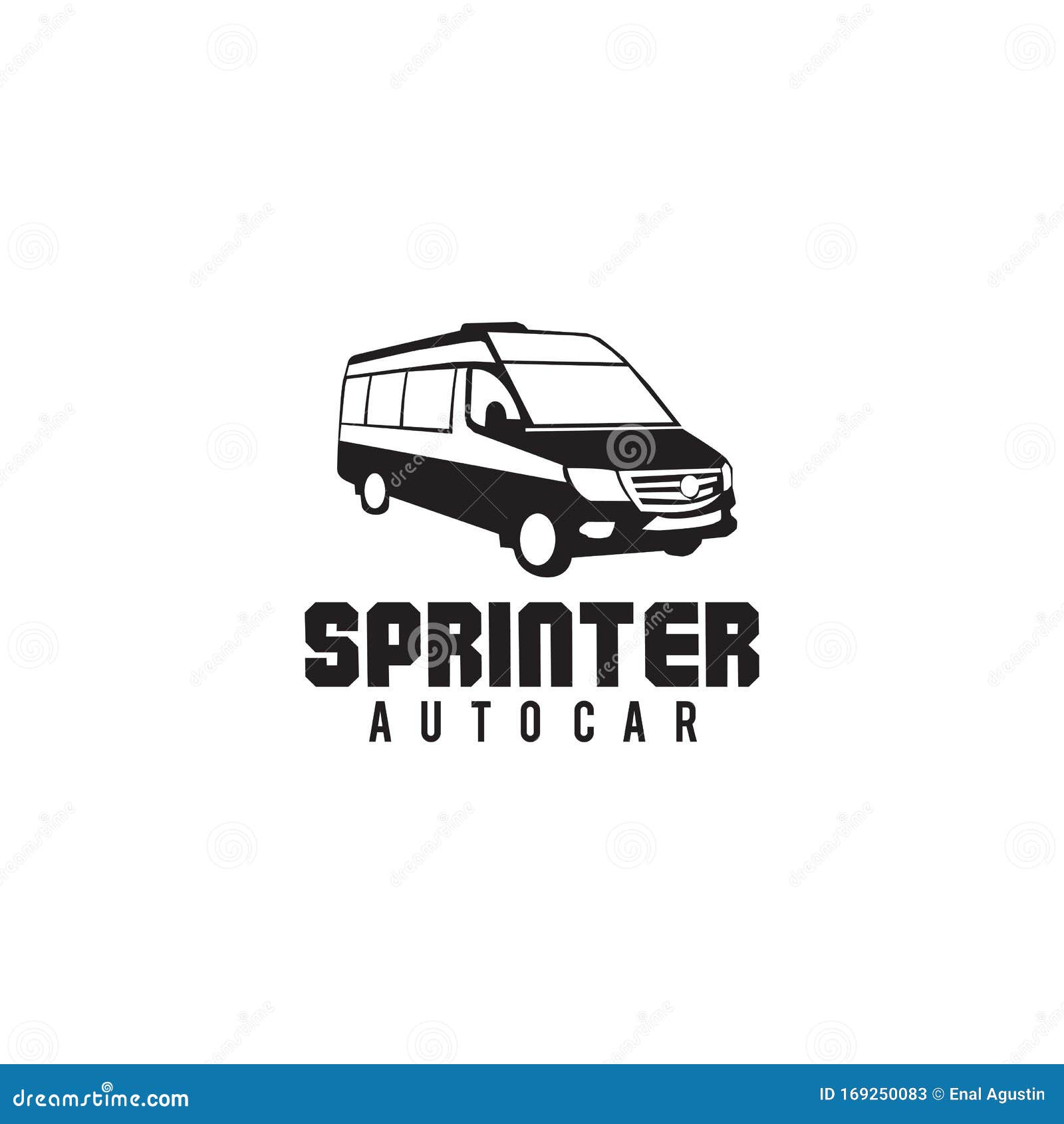 Sprinter Road Car Logo Template Vector Illustration | CartoonDealer.com