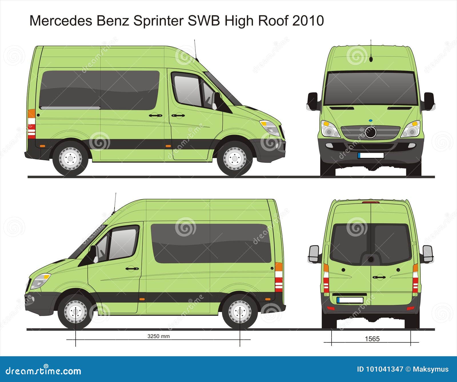 Mercedes Sprinter Van Swb Editorial Photography