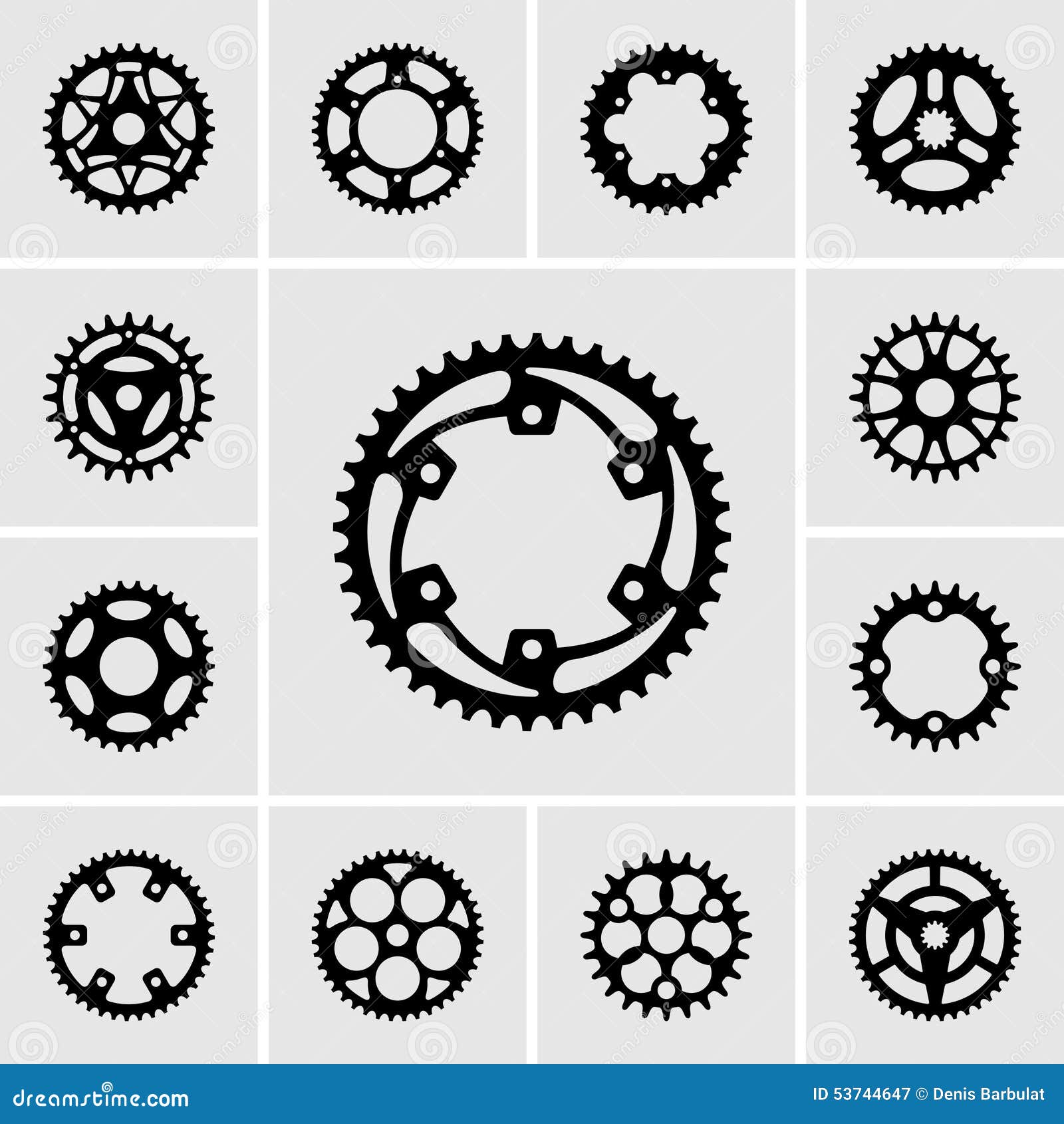 Sprockets ilustração do vetor. Ilustração de objeto, pictograma 53744647