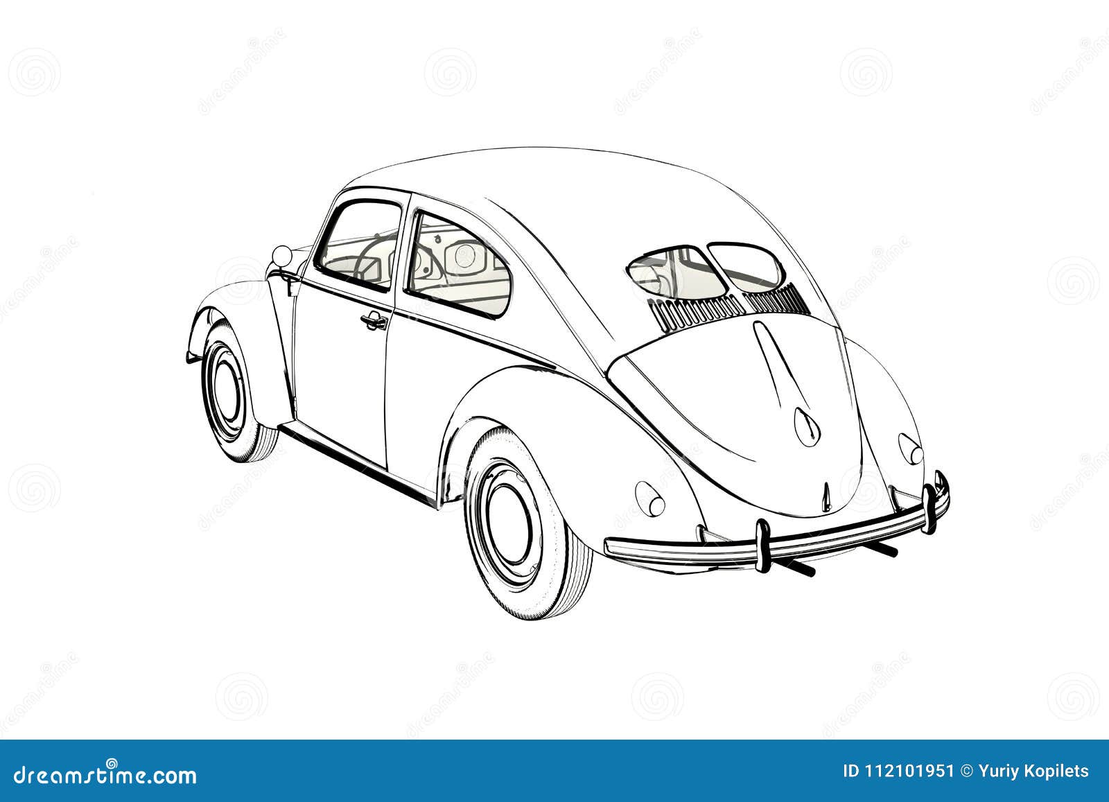 Volkswagen Beetle sketch HD wallpaper  Wallpaper Flare